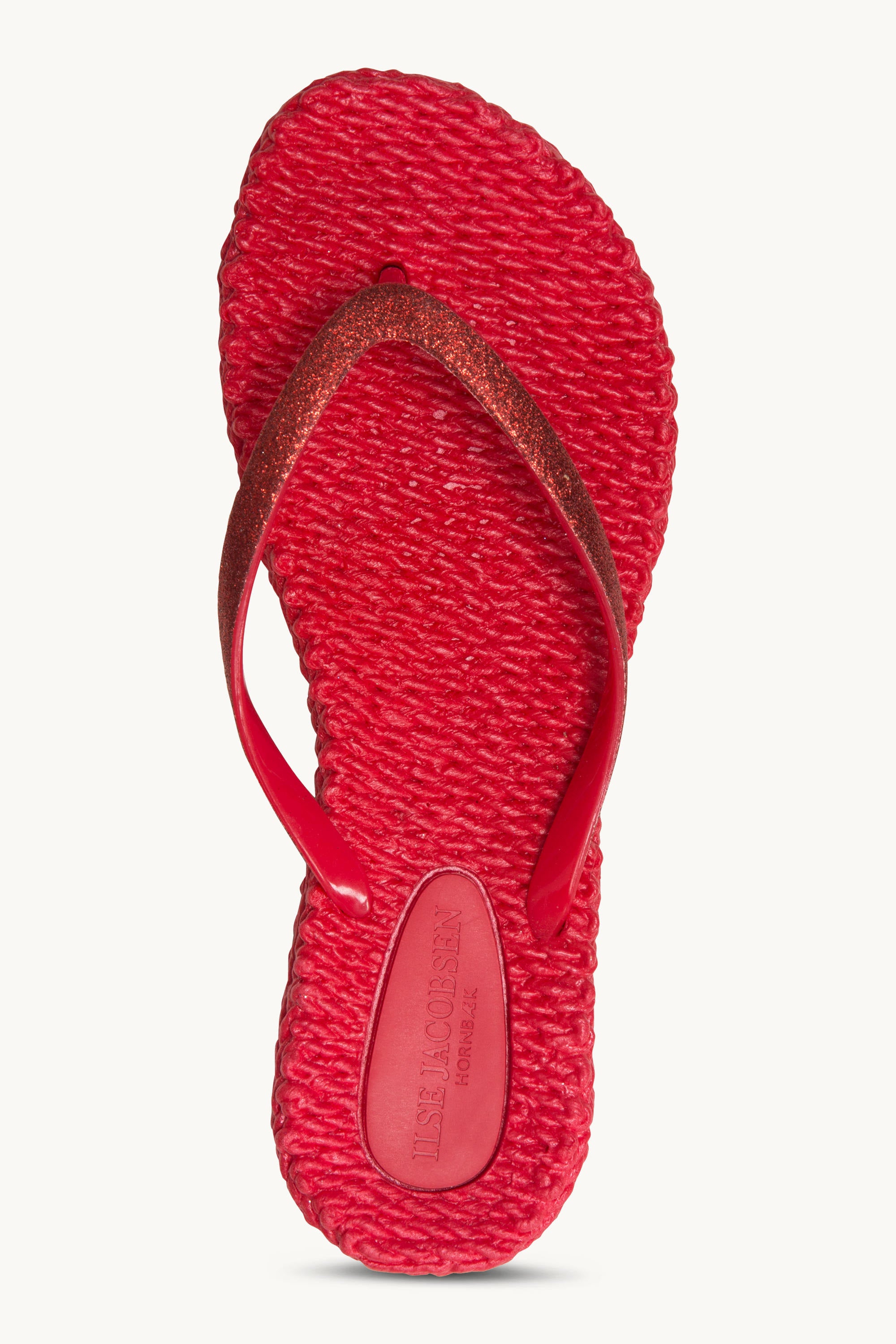 Chanclas Glitter - Deep Red