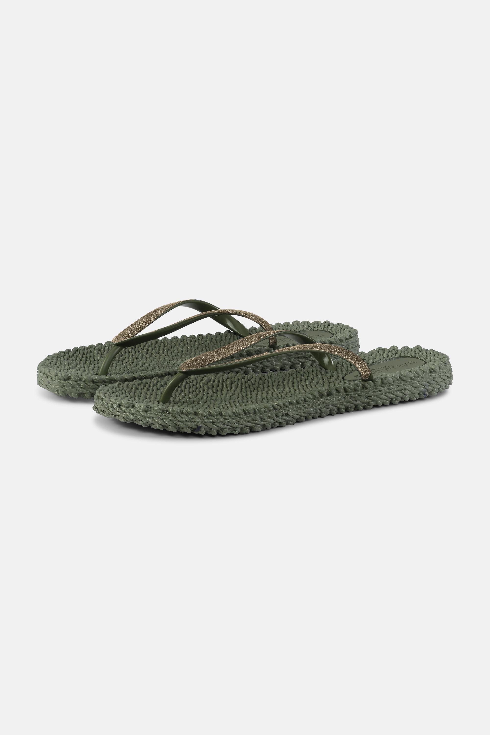 Chanclas Glitter - Army