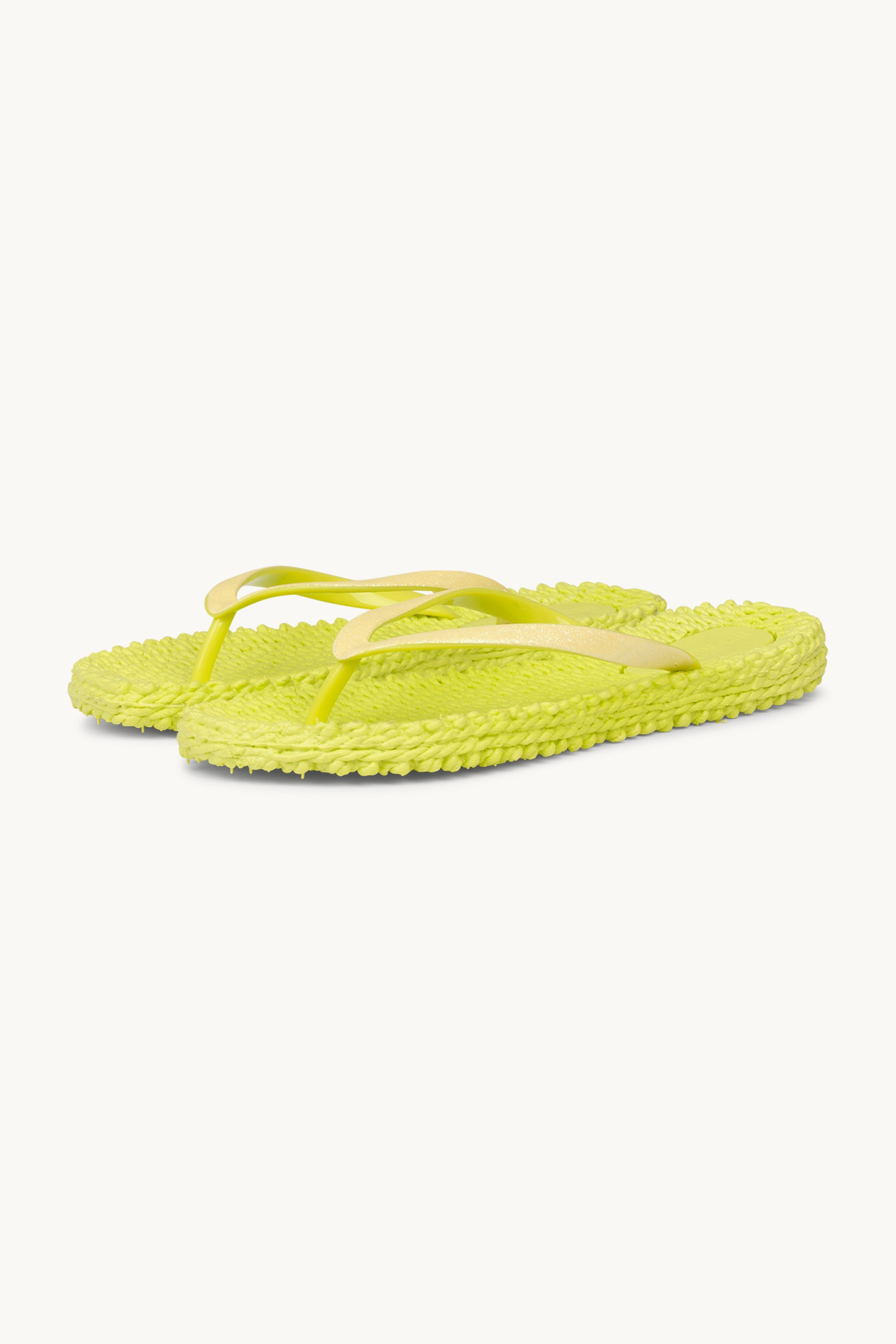 Chanclas Glitter - Lime