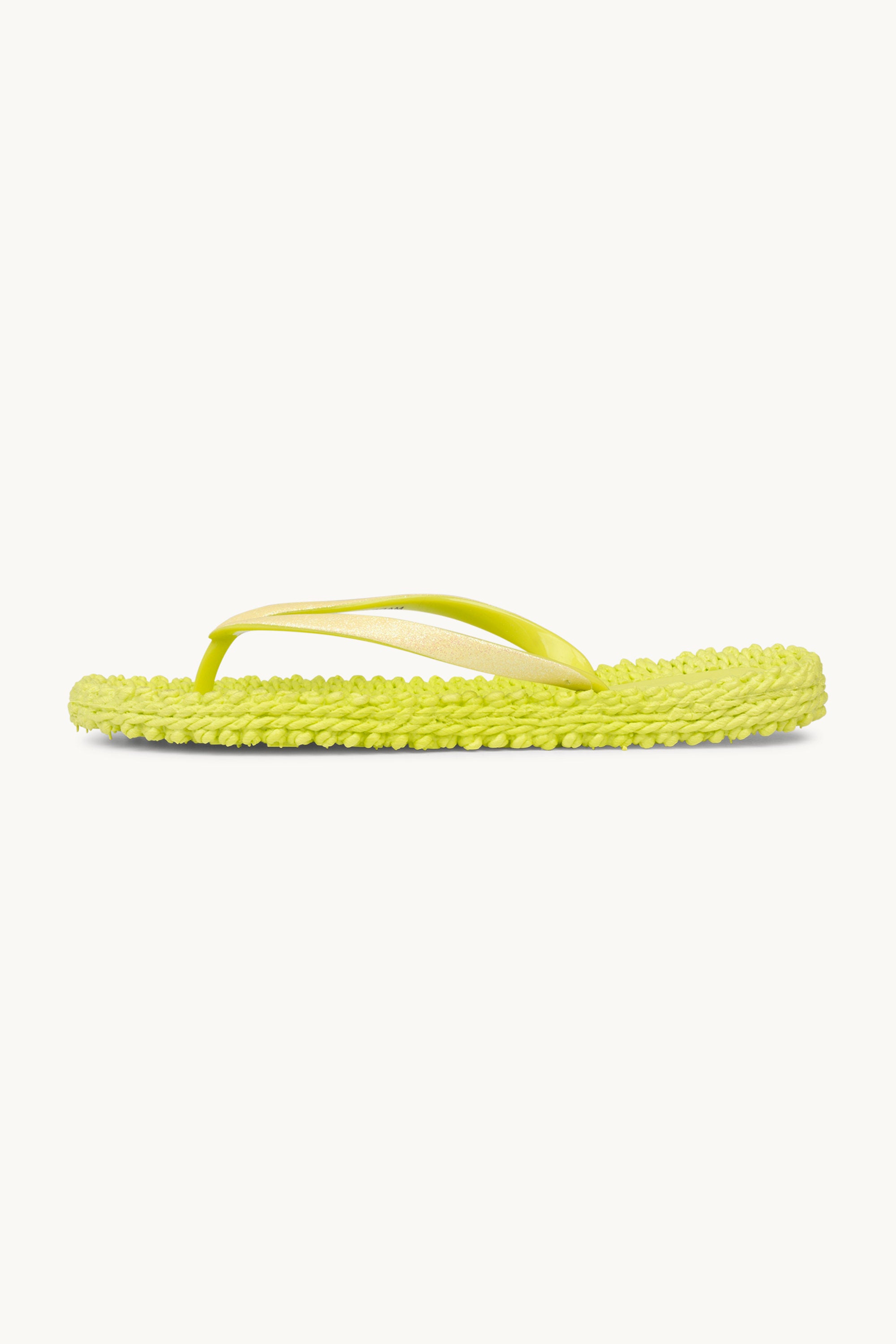 Chanclas Glitter - Lime