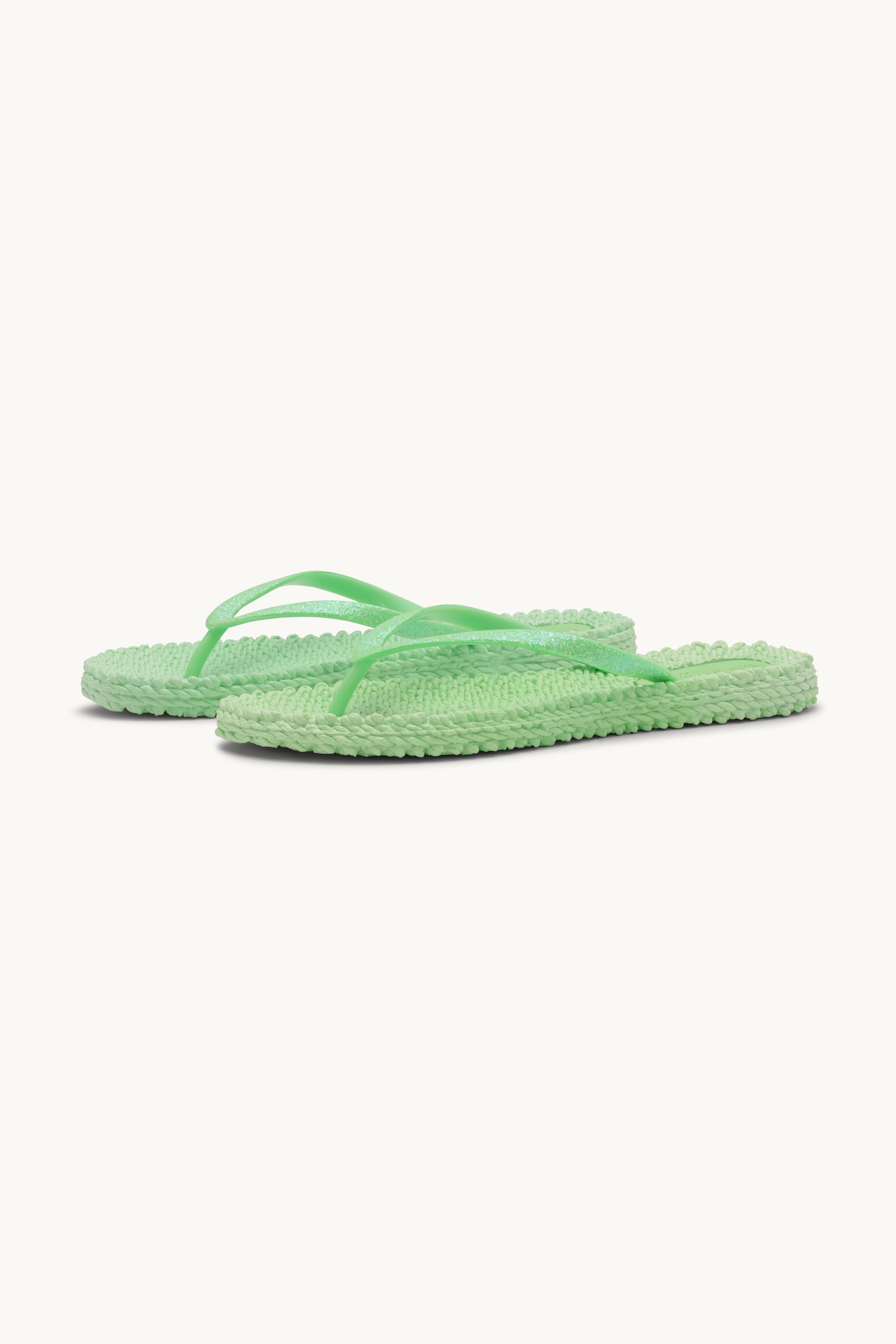Chanclas Glitter - Bright Green