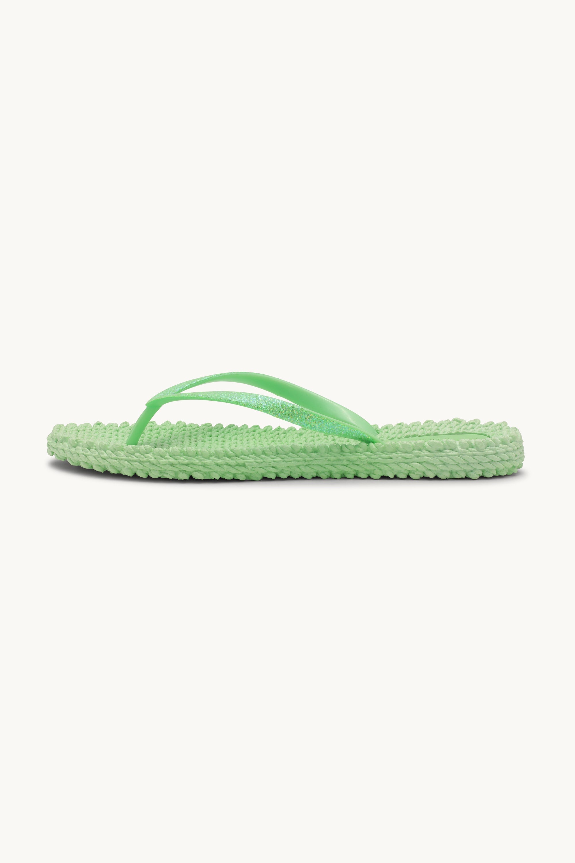 Chanclas Glitter - Bright Green