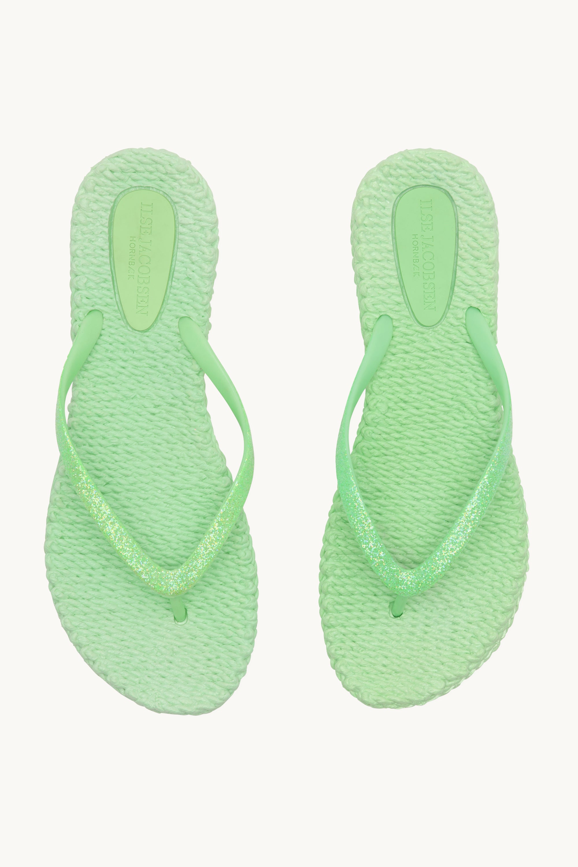 Chanclas Glitter - Bright Green