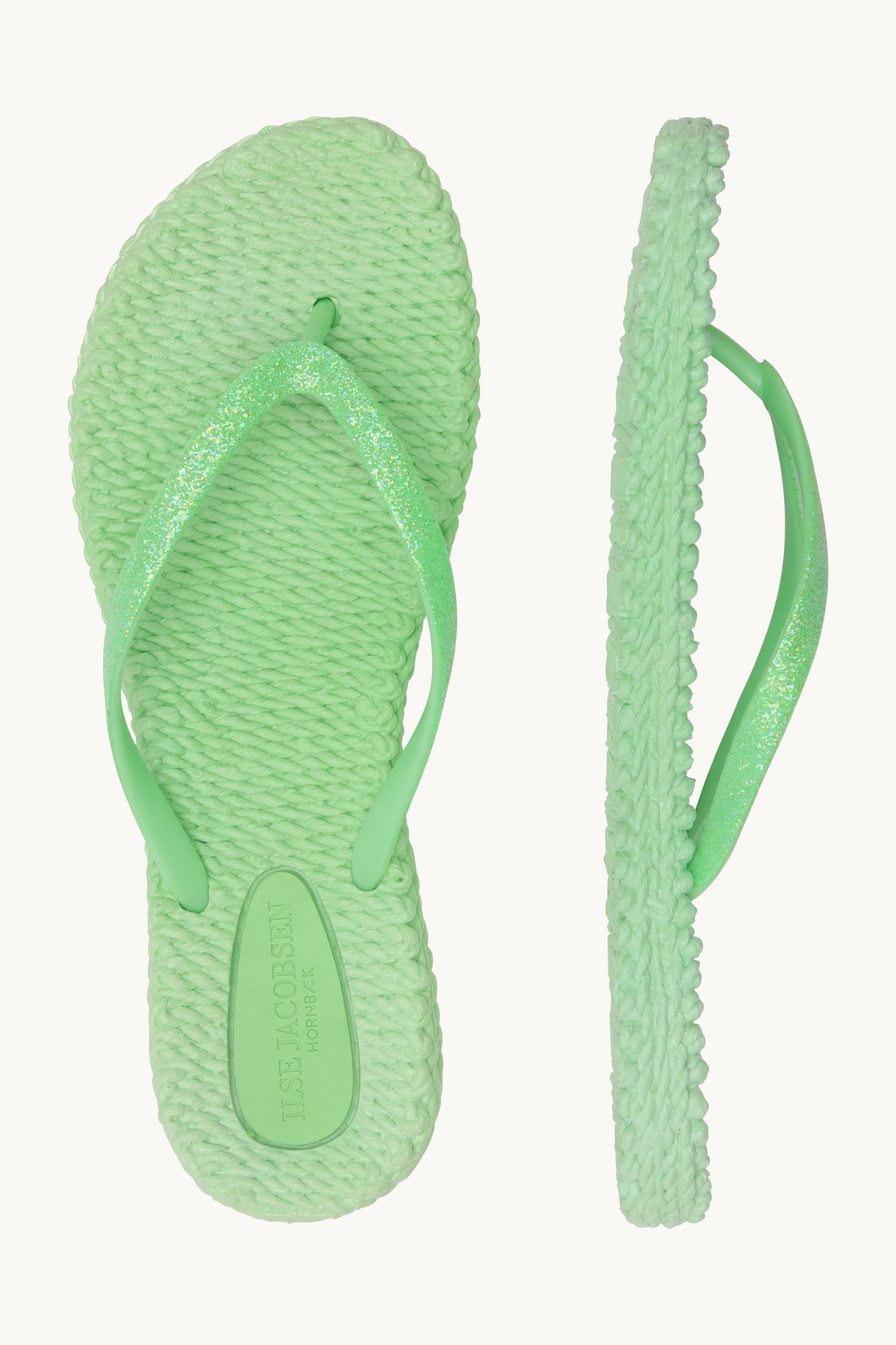 Chanclas Glitter - Bright Green