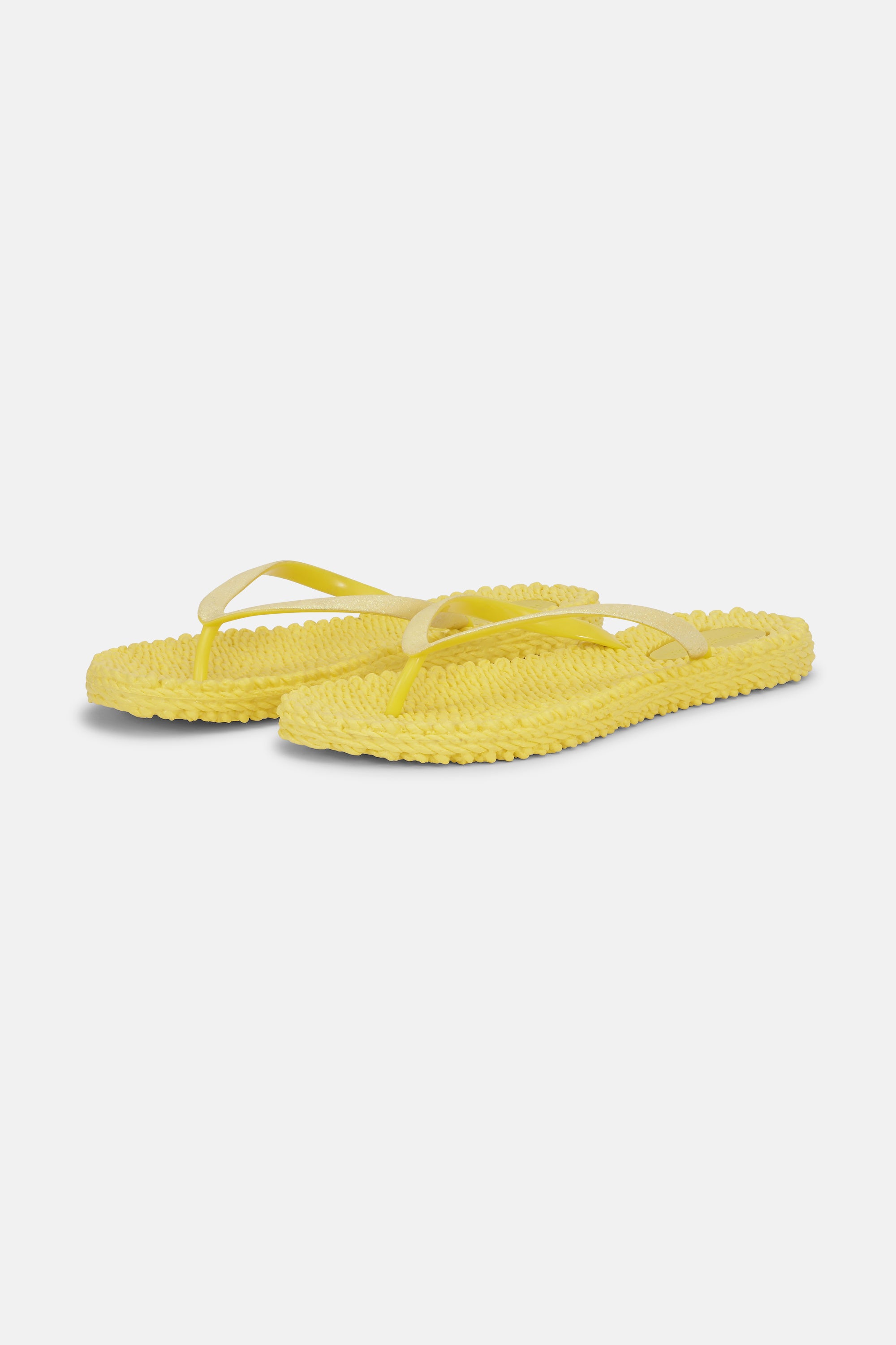 Chanclas Glitter - Pale Banana