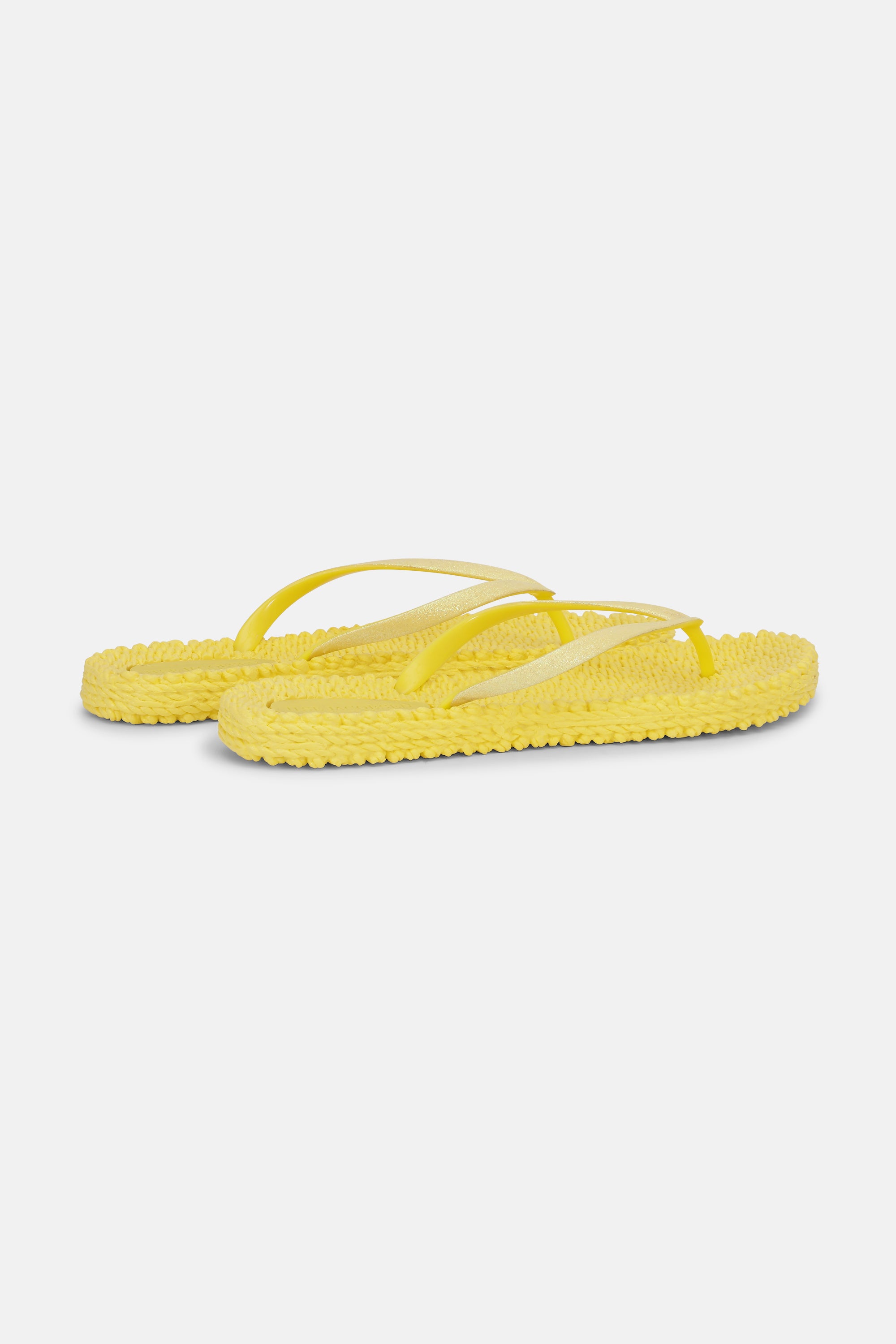 Chanclas Glitter - Pale Banana