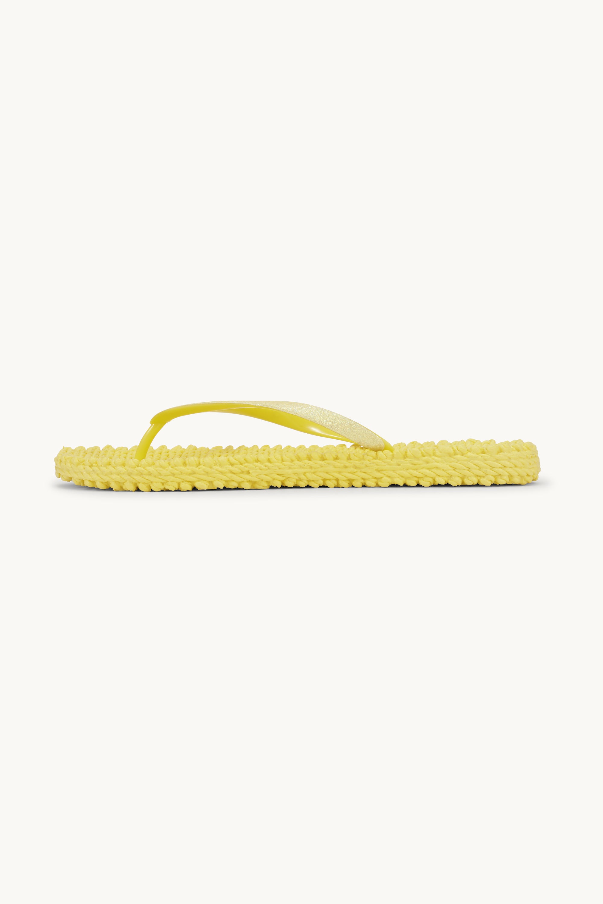 Chanclas Glitter - Pale Banana