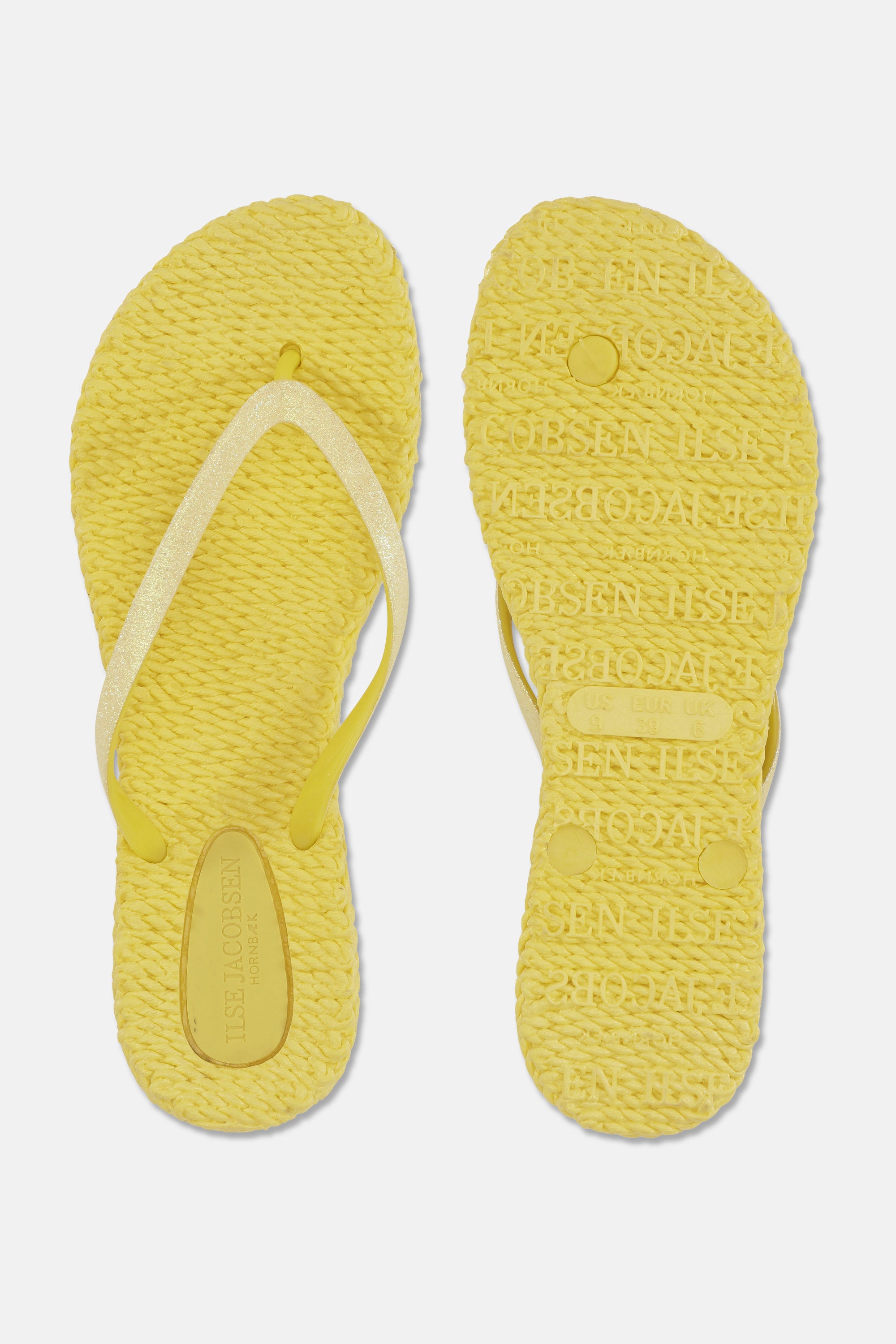 Chanclas Glitter - Pale Banana