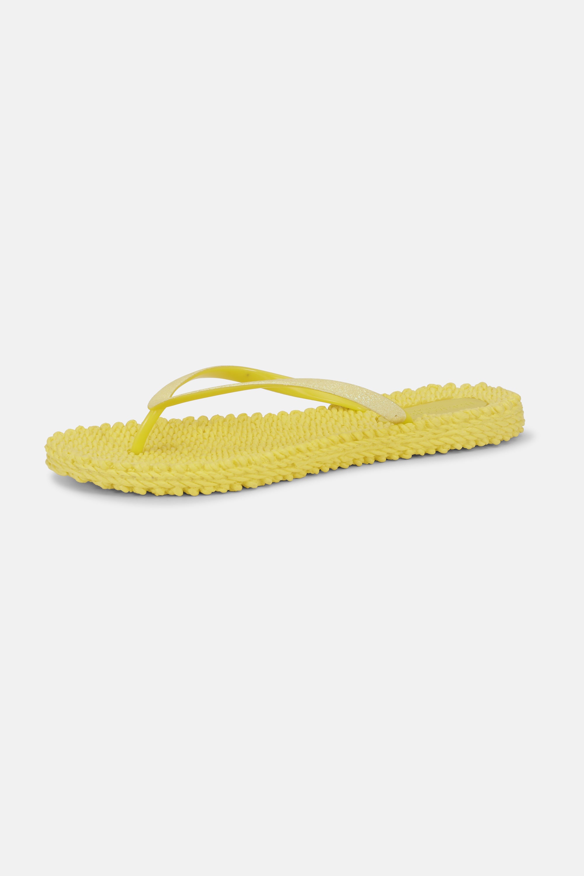 Chanclas Glitter - Pale Banana