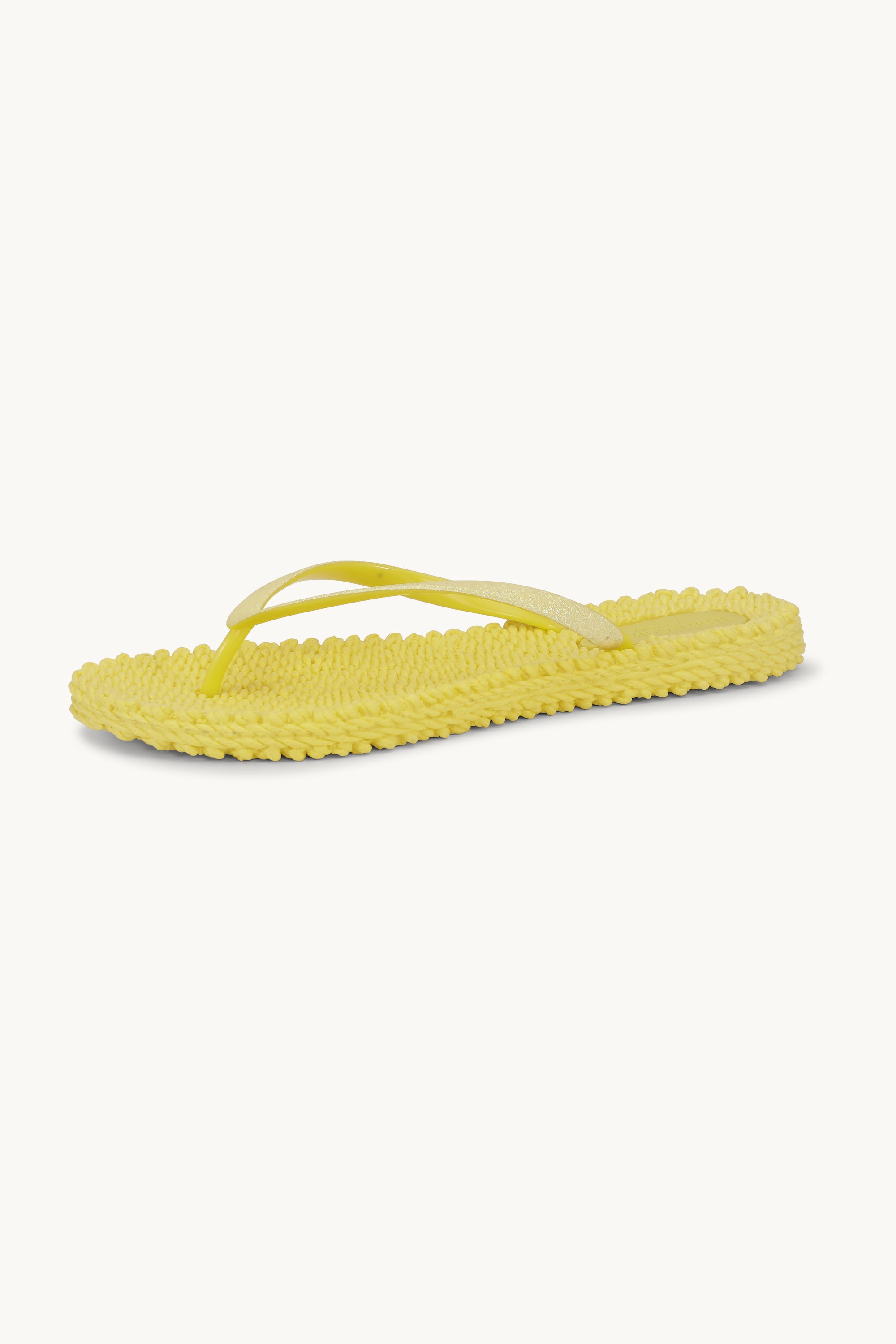 Chanclas Glitter - Pale Banana