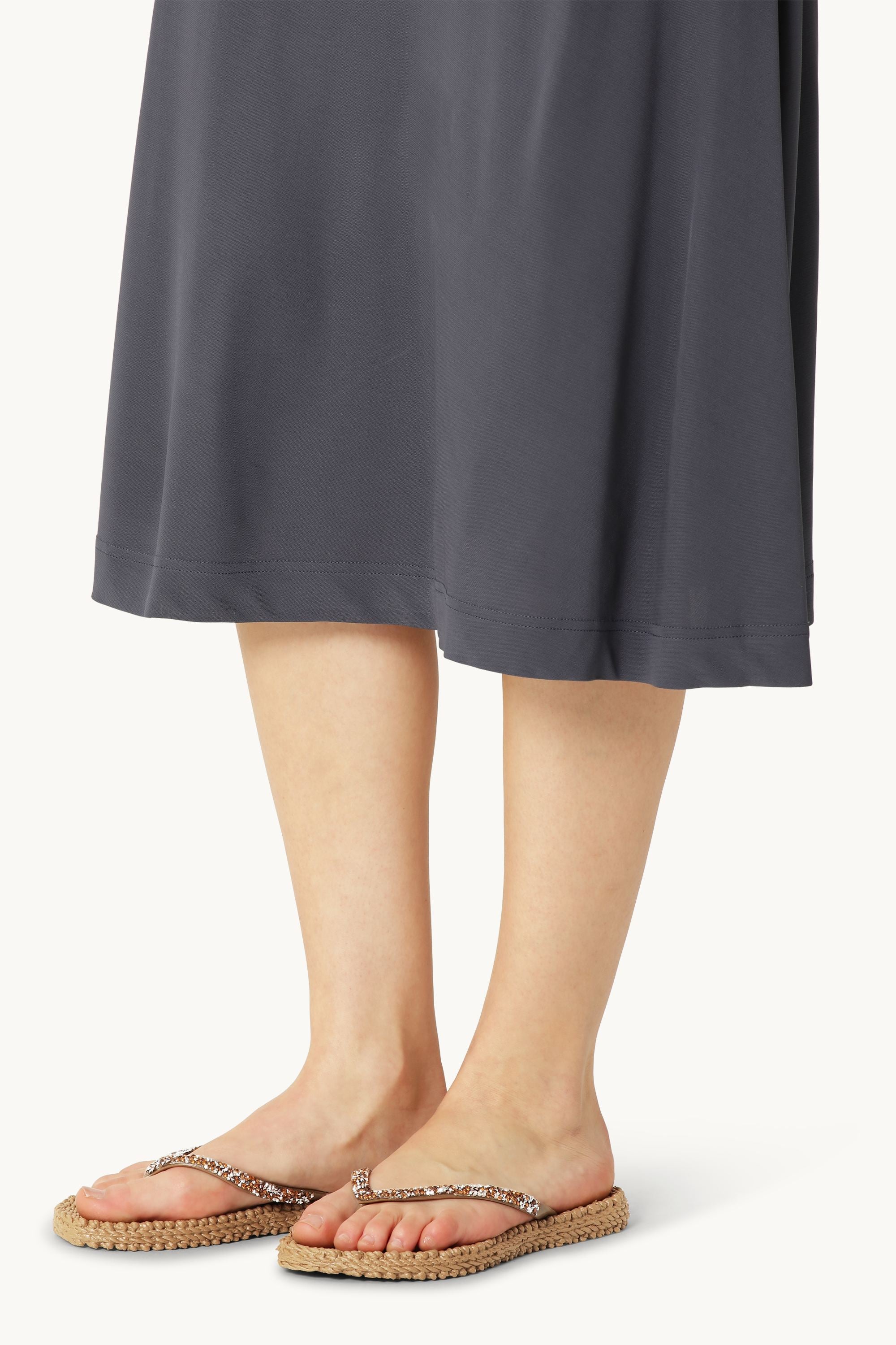 Flip Flops With Rhinestones - Mocca