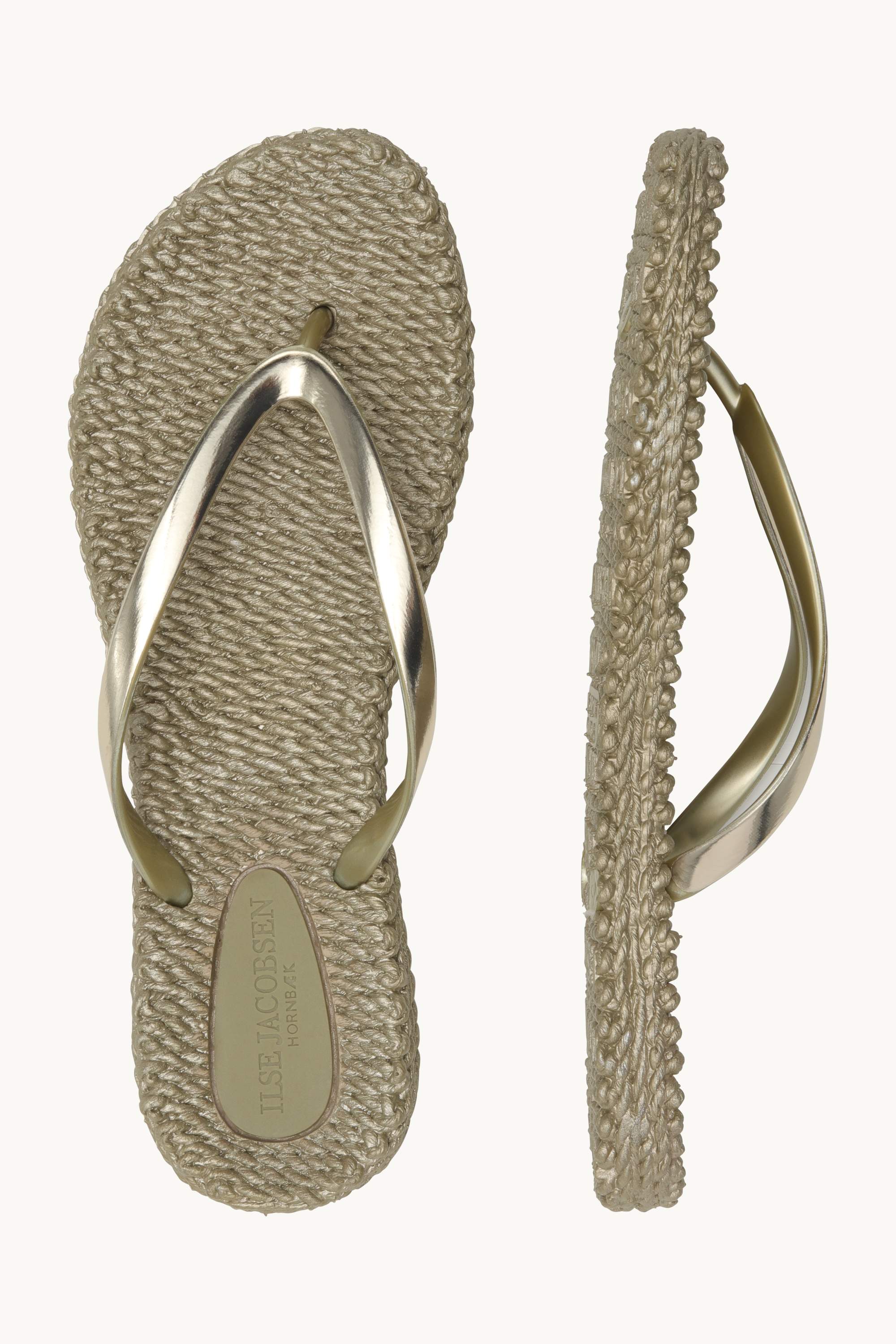 Chanclas Metálicas - Platino