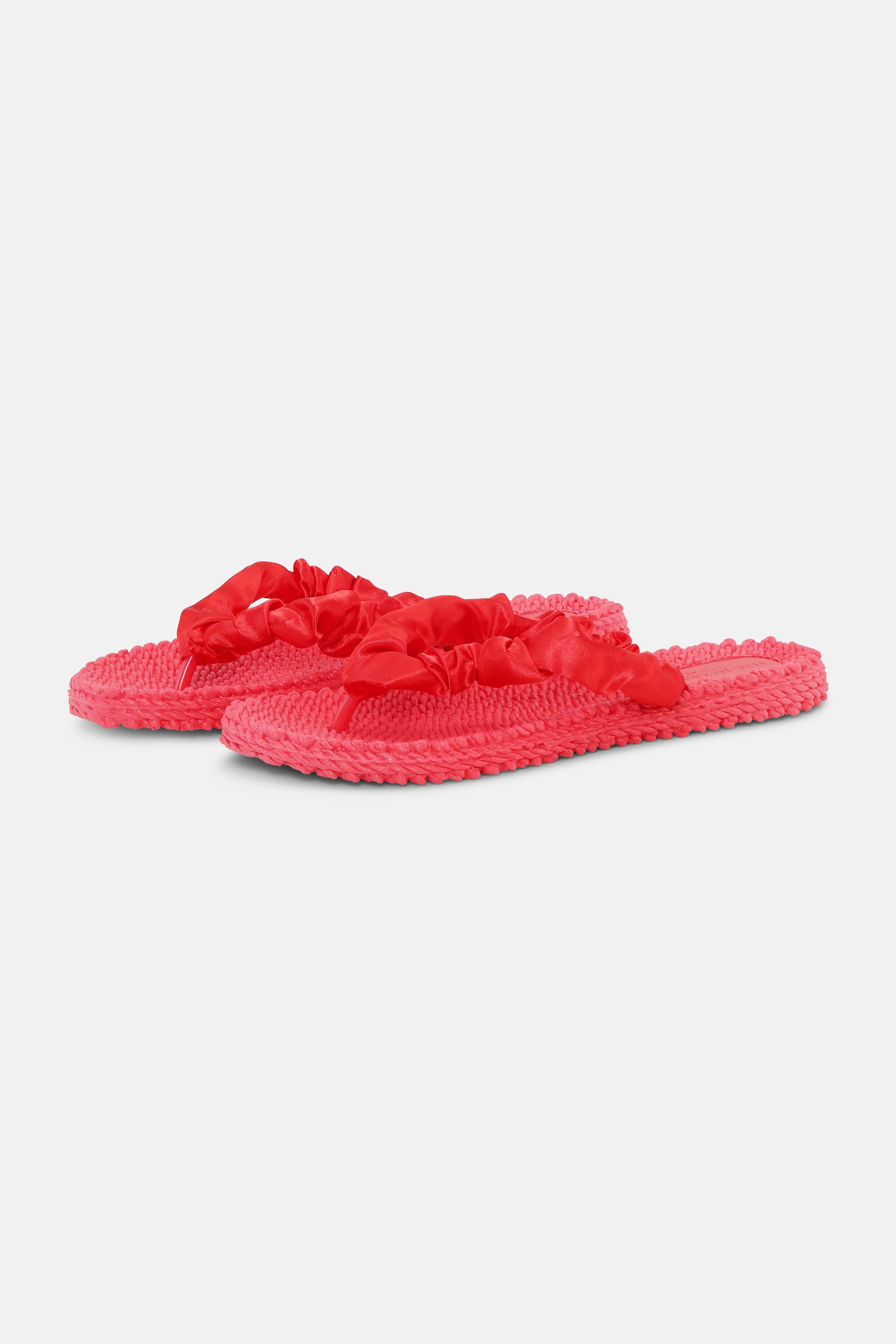 Chanclas Tejido - Raspberry