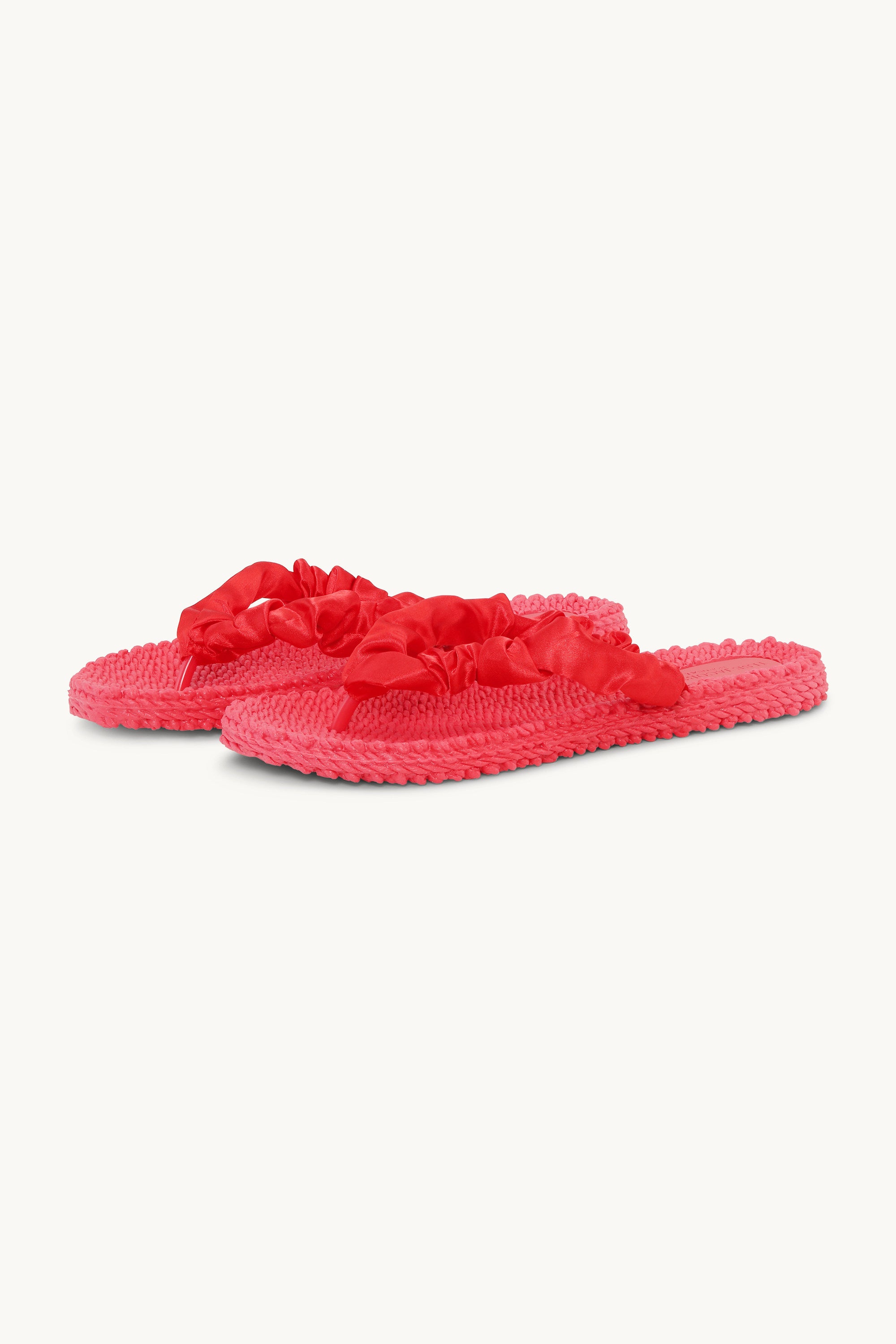 Chanclas Tejido - Raspberry