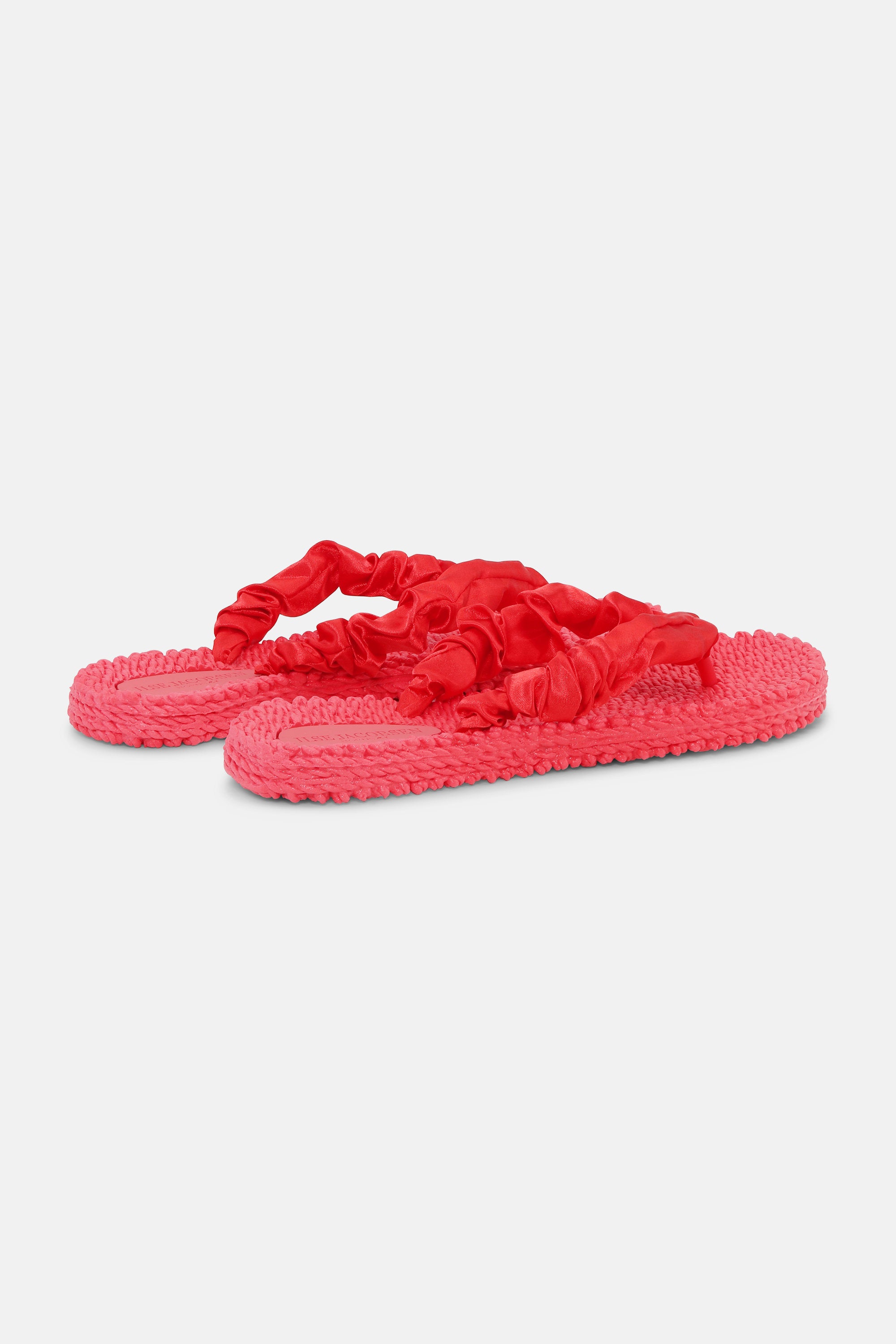 Chanclas Tejido - Raspberry