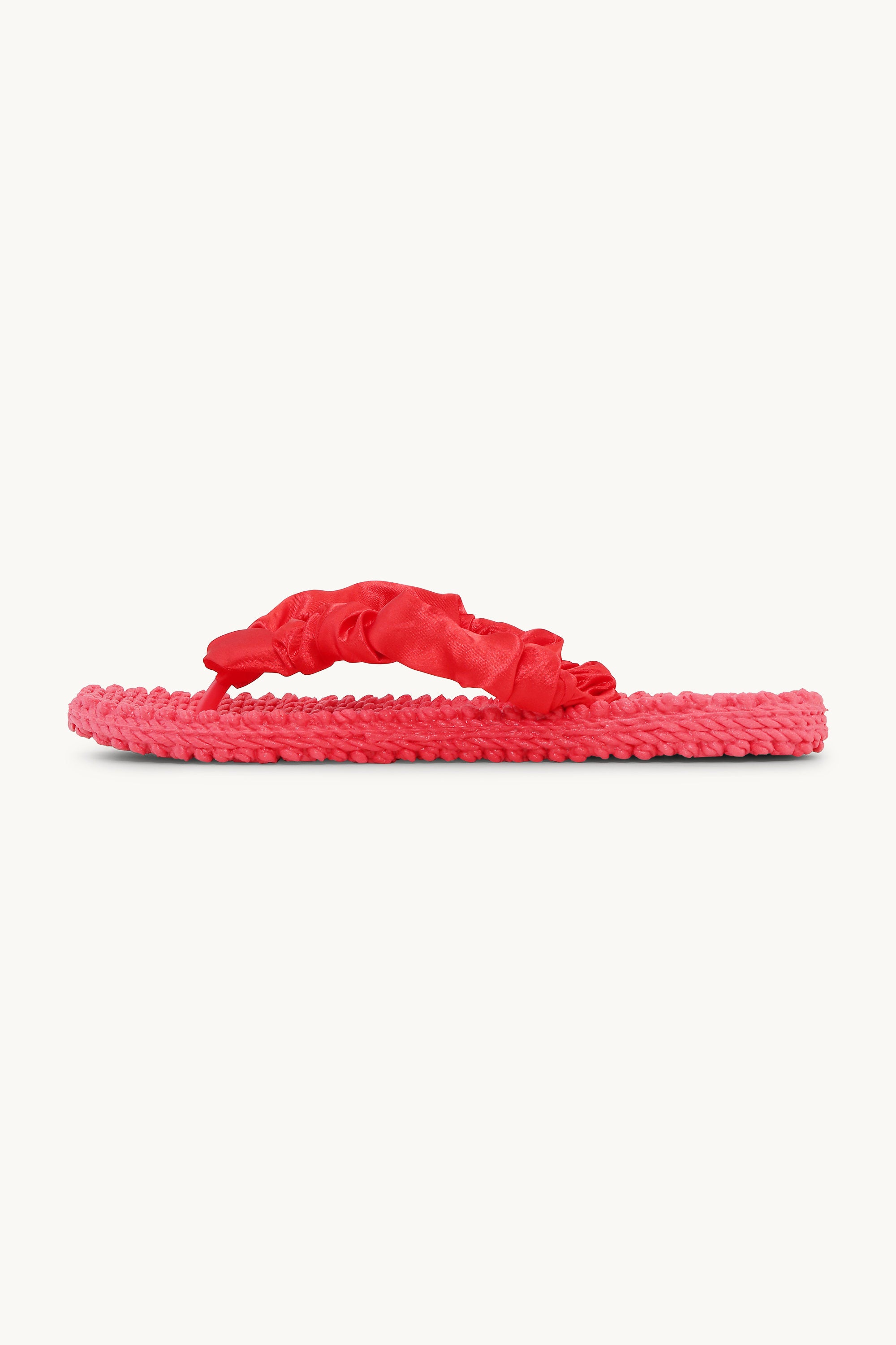 Chanclas Tejido - Raspberry