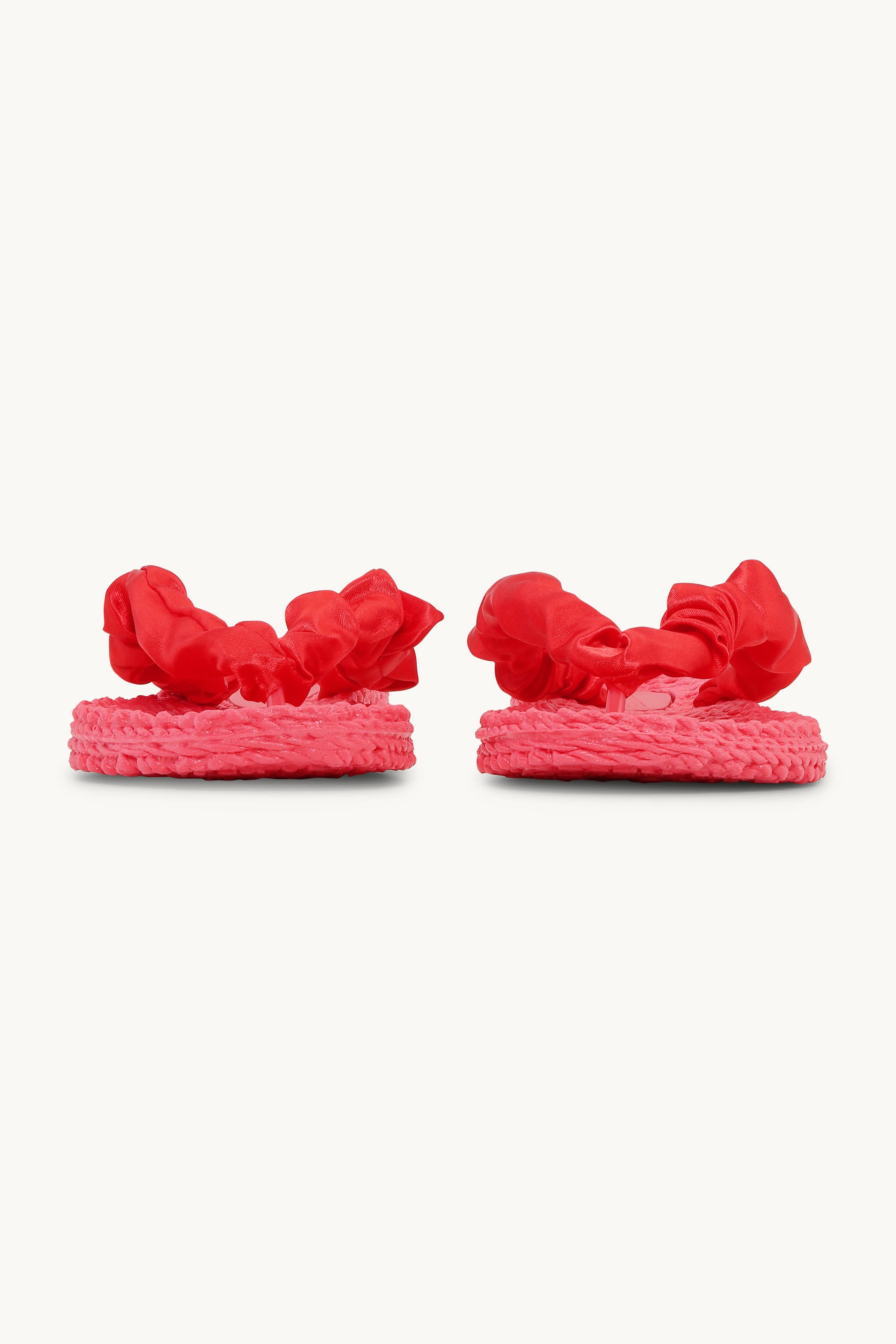 Chanclas Tejido - Raspberry