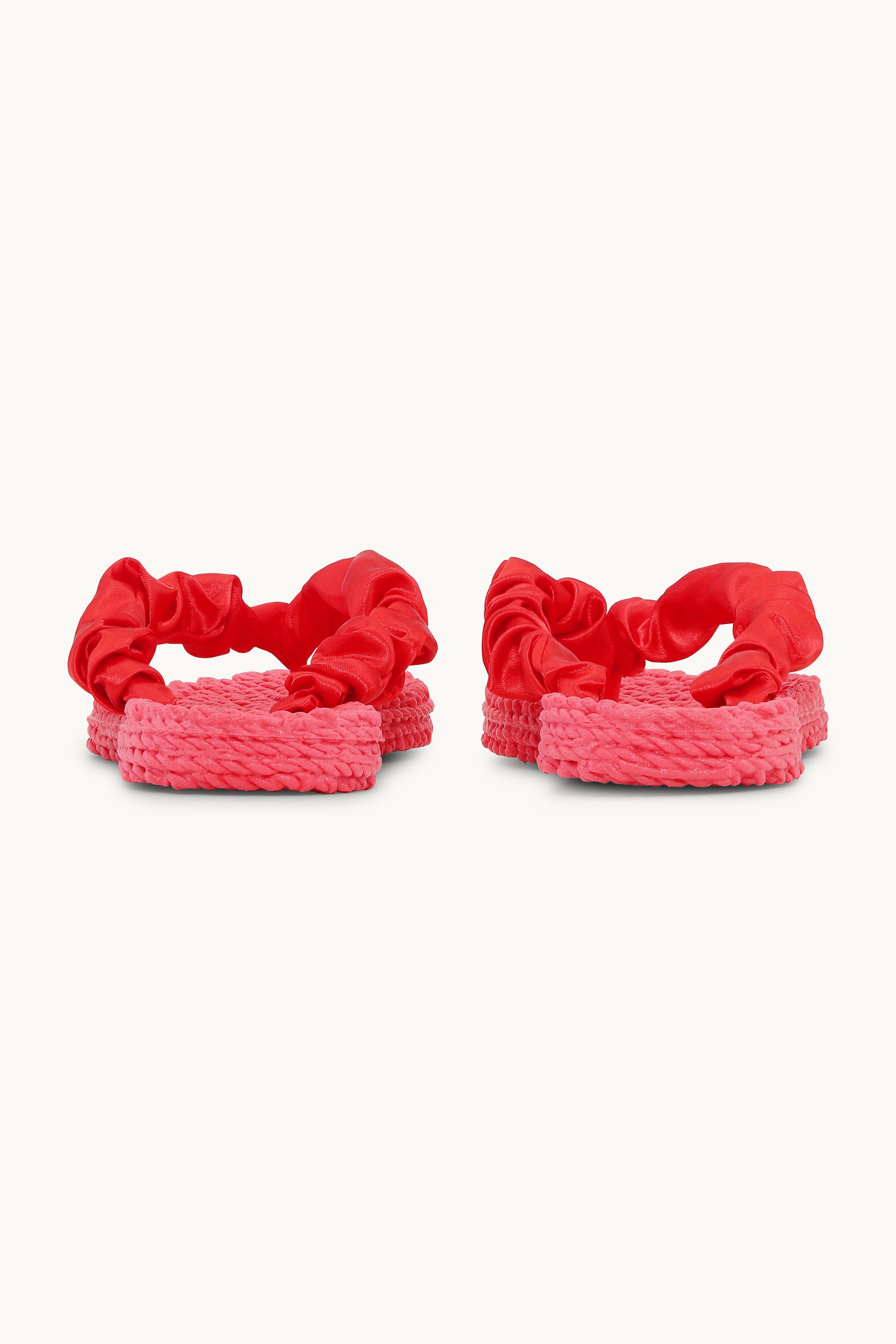 Chanclas Tejido - Raspberry
