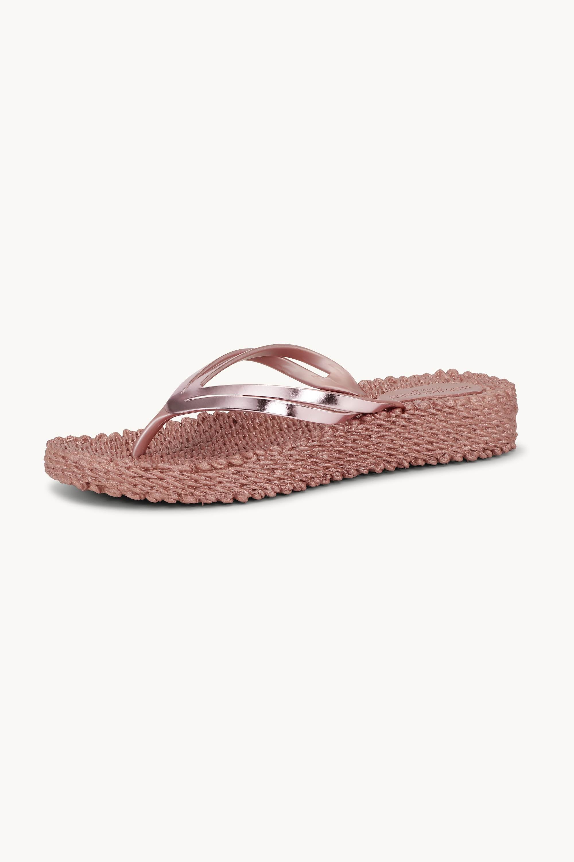 Platform Flip-flops Metallic - Rose Gold