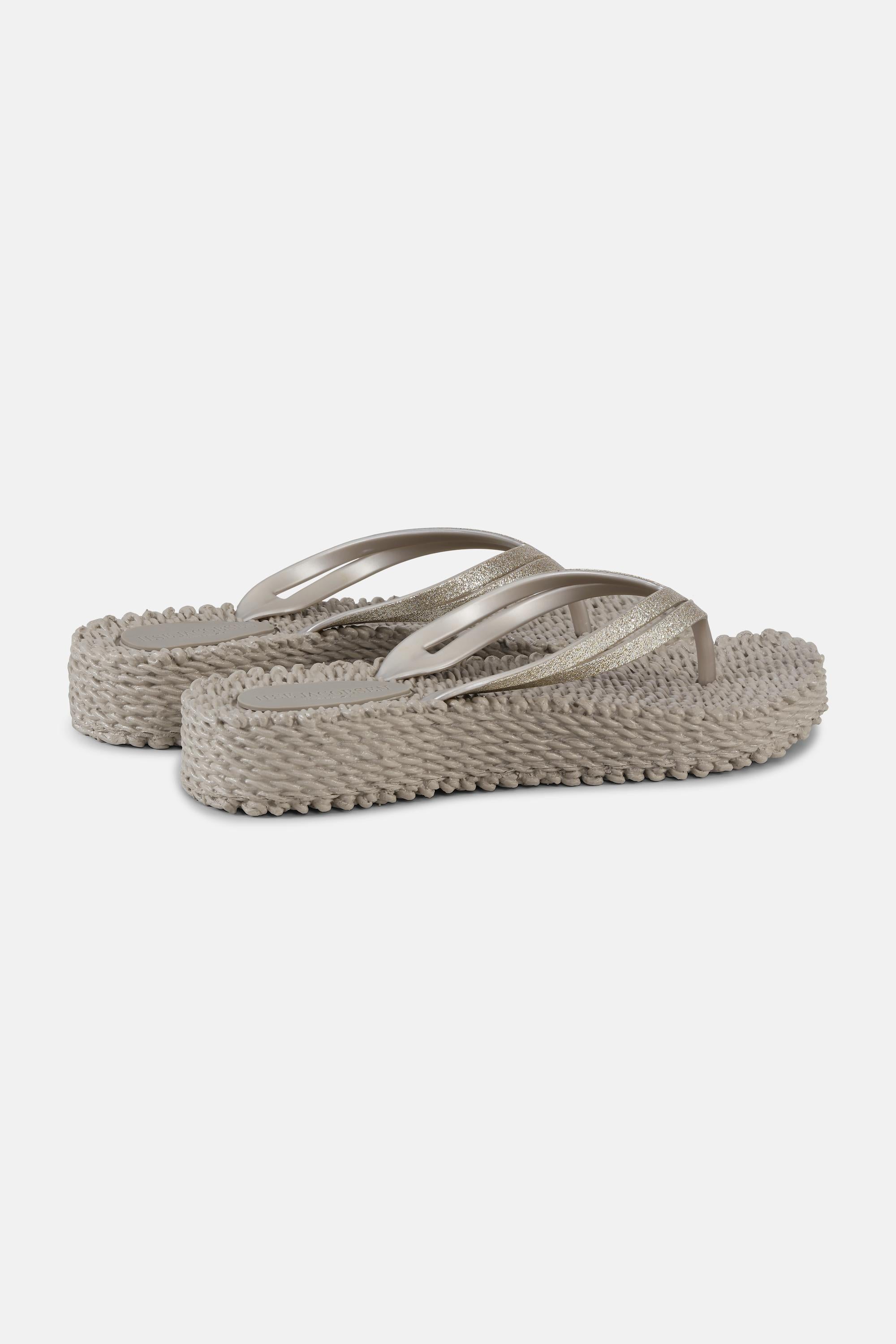 Platform Flip-flops Glitter - Atmosphere