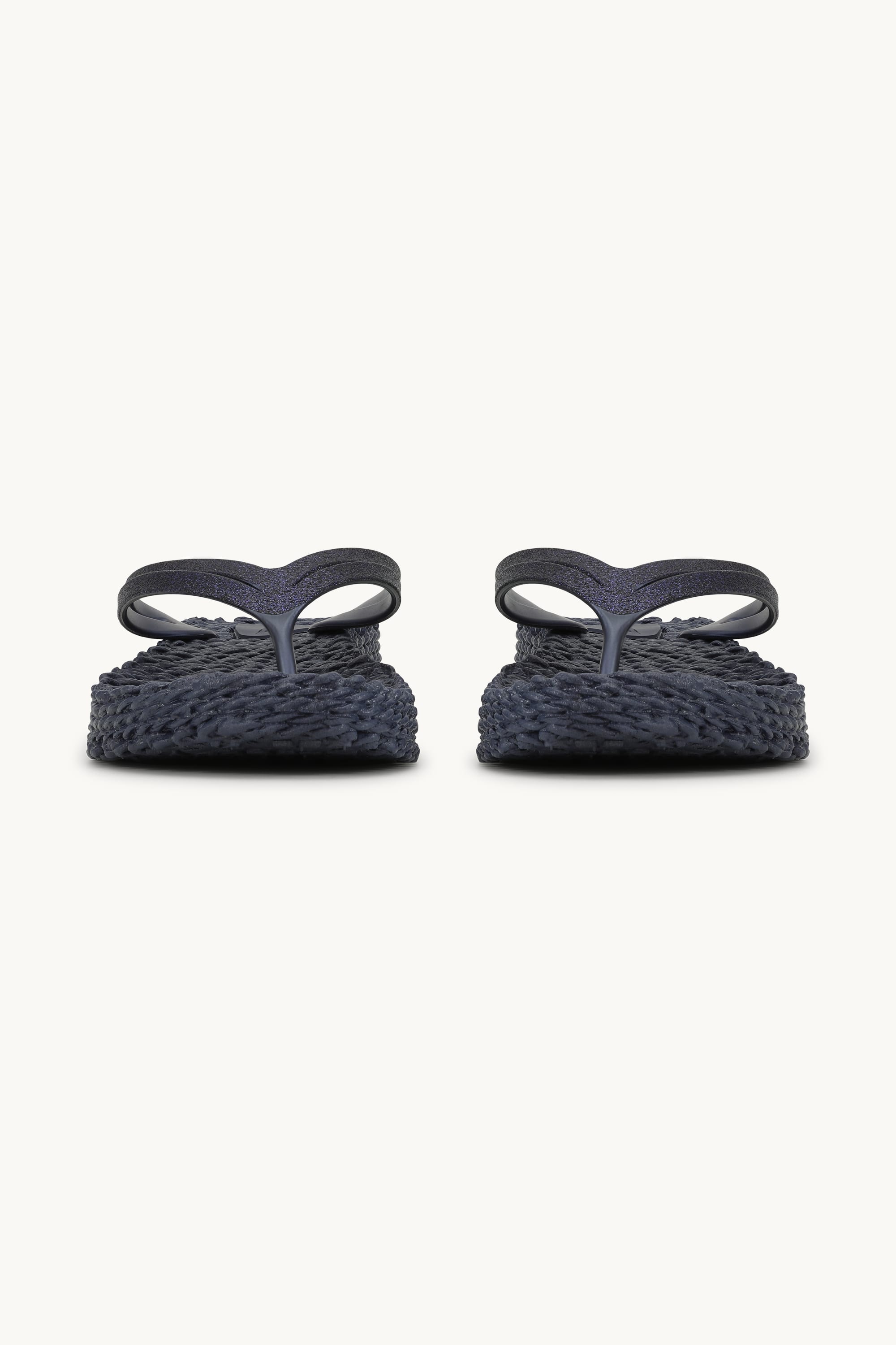 Chanclas con Plataforma Brillantes - Indigo