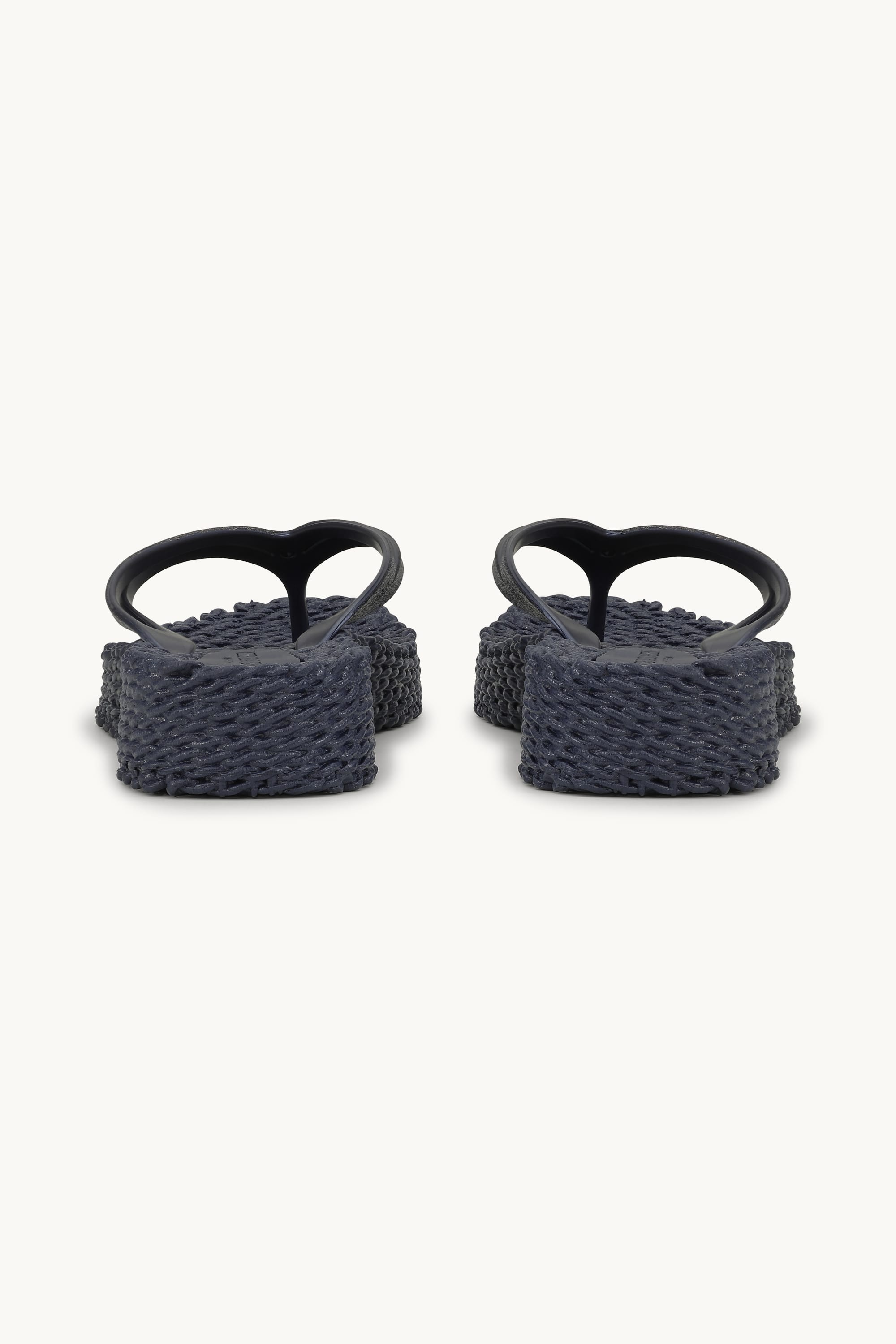 Chanclas con Plataforma Brillantes - Indigo