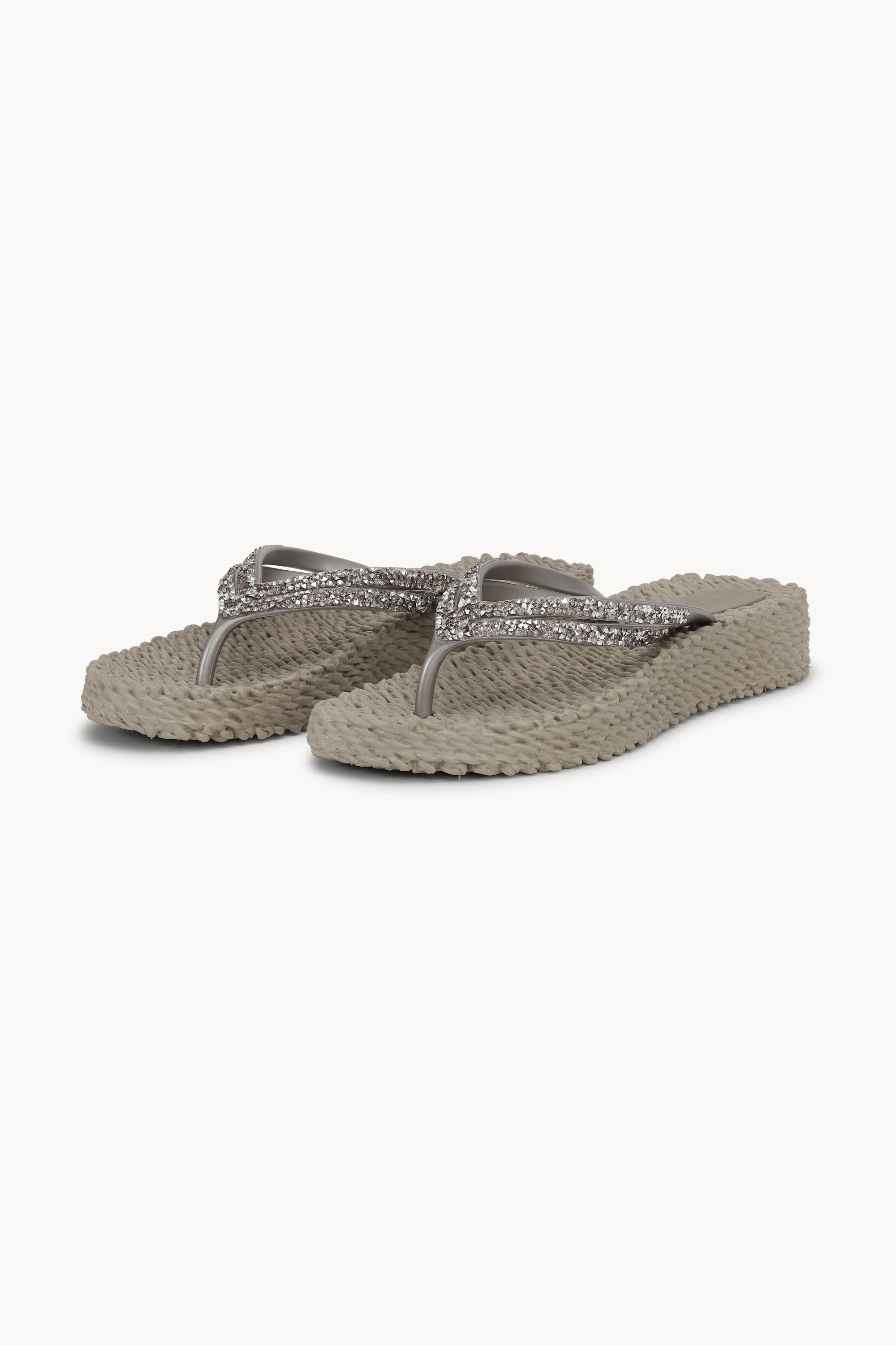 Chanclas con Plataforma Piedras Brillantes - Atmosphere
