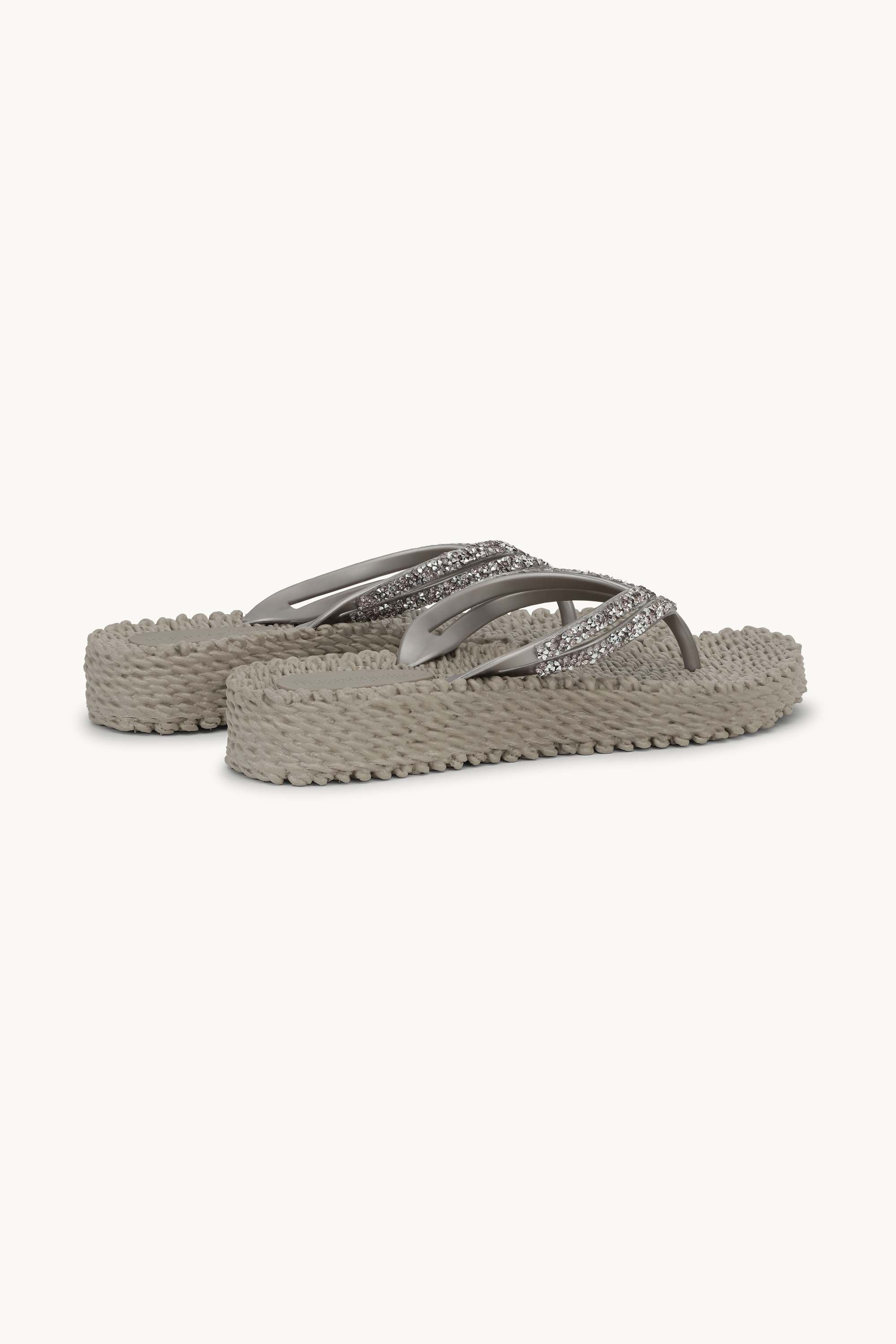 Chanclas con Plataforma Piedras Brillantes - Atmosphere