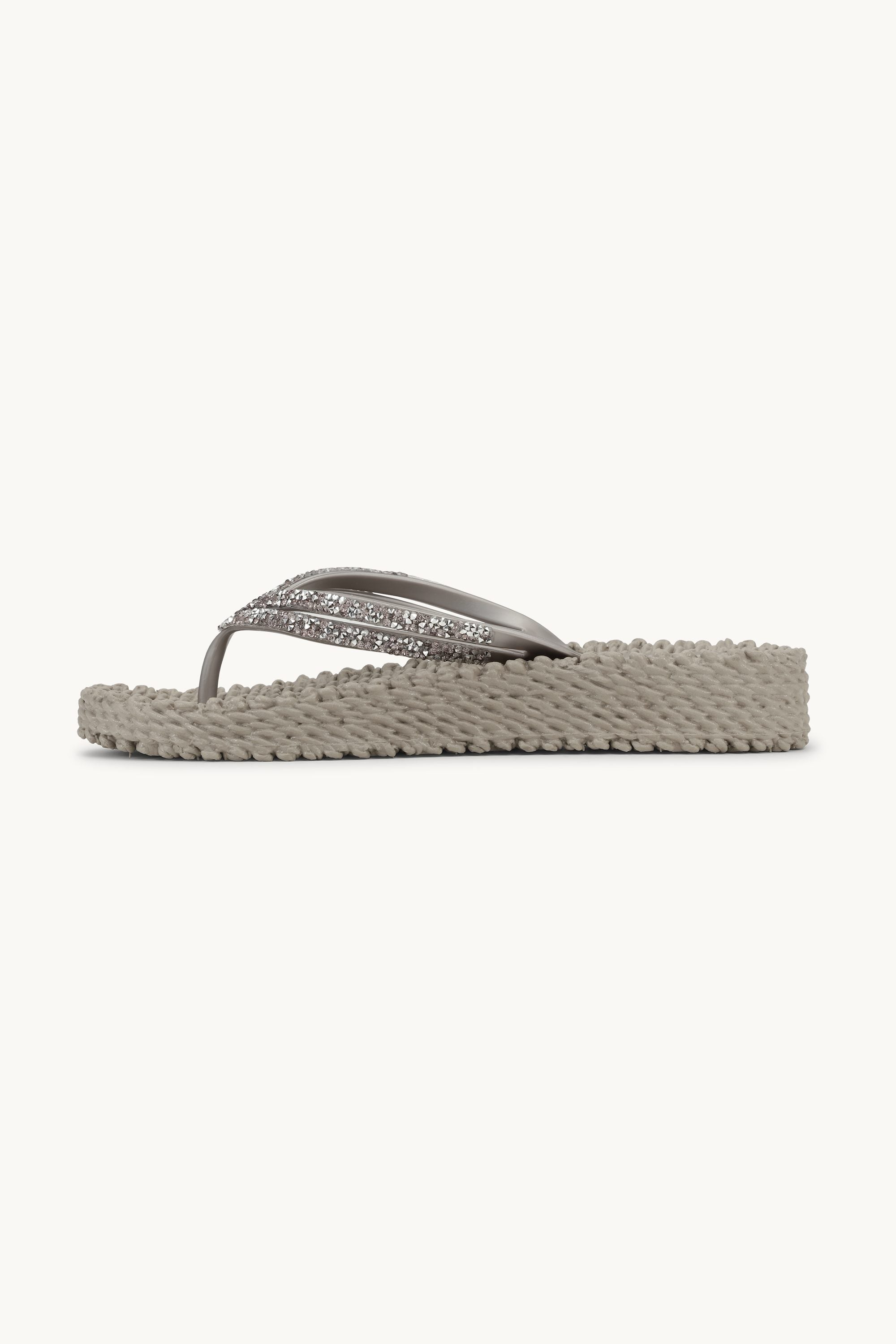 Chanclas con Plataforma Piedras Brillantes - Atmosphere