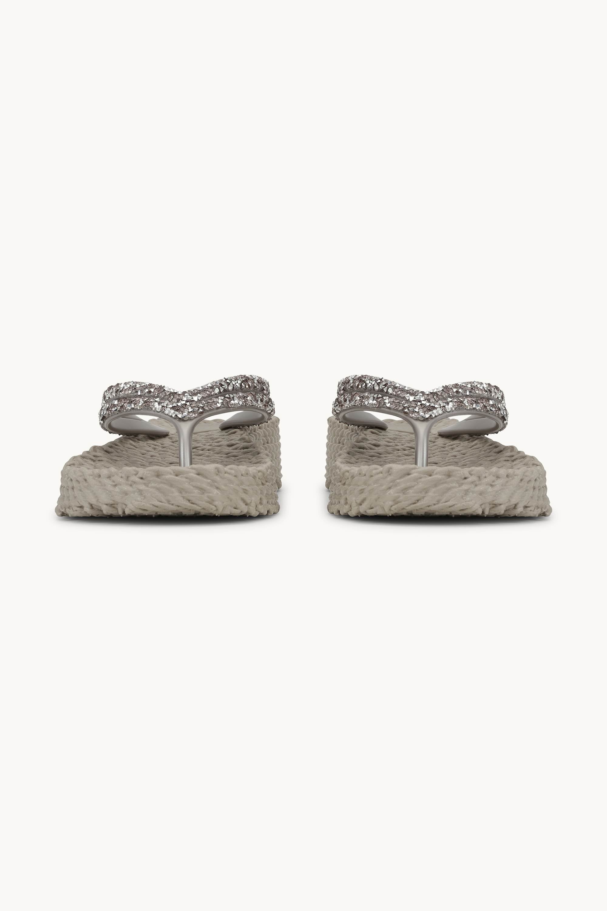 Chanclas con Plataforma Piedras Brillantes - Atmosphere