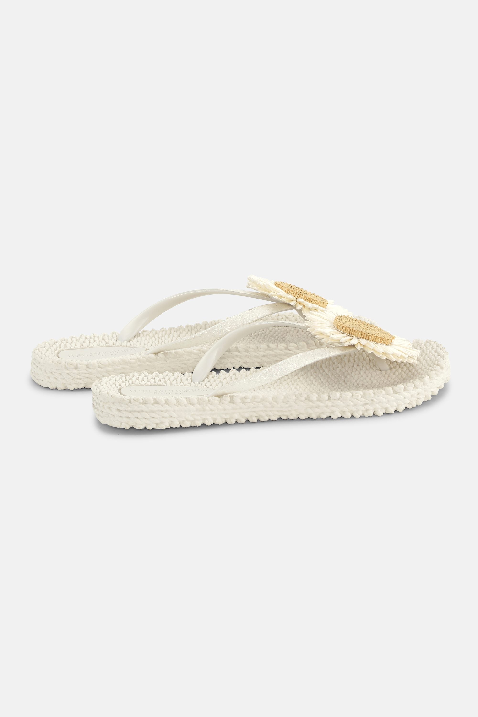 Chanclas Flor - Creme