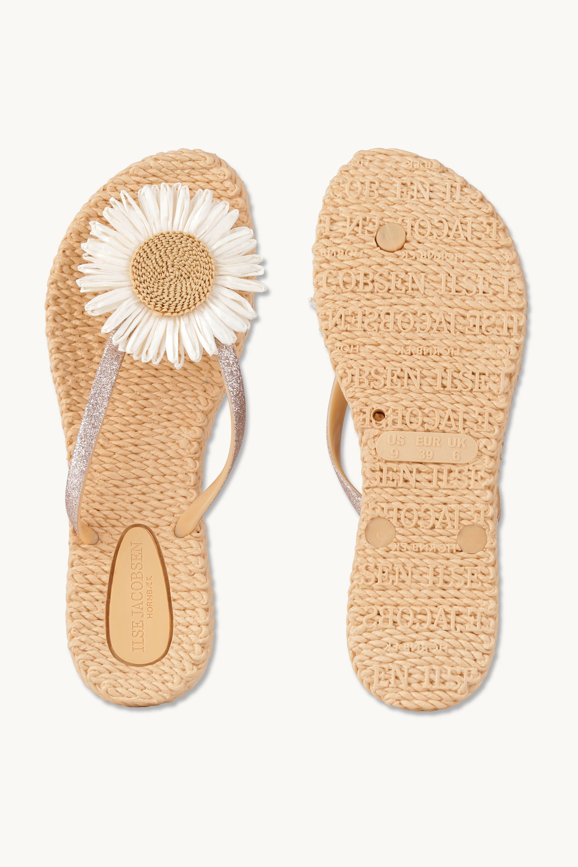 Chanclas Flor - Beige