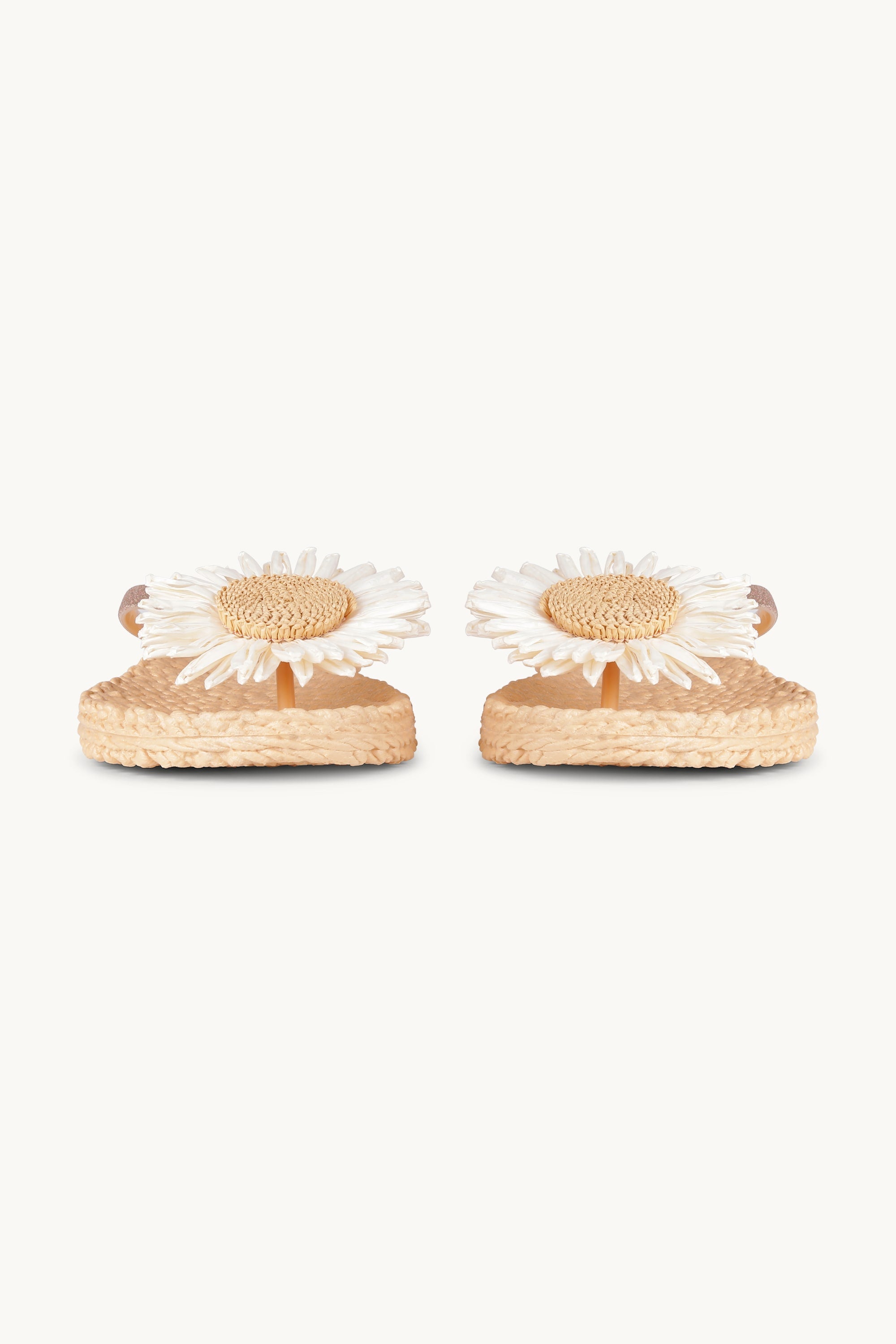 Chanclas Flor - Beige