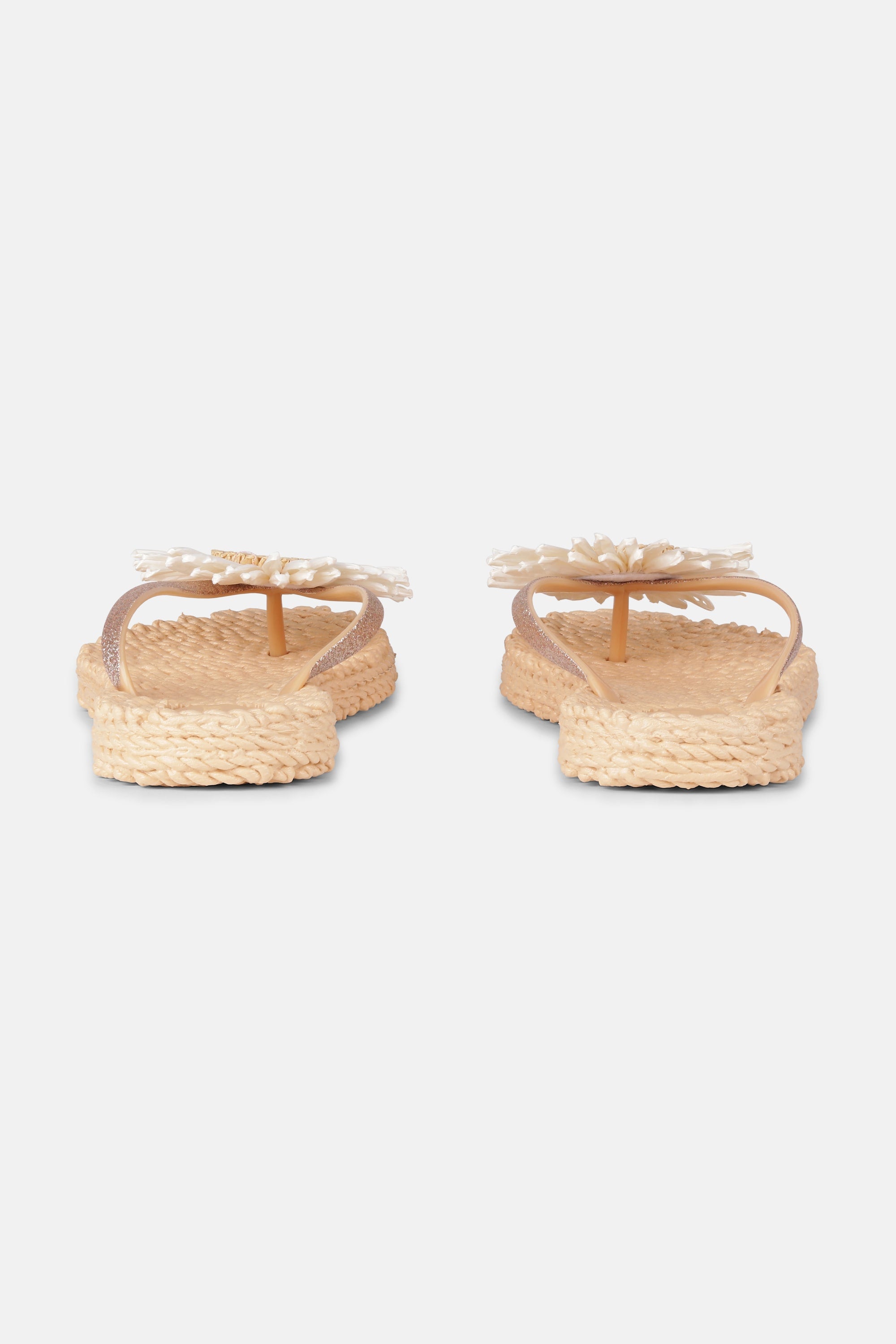 Chanclas Flor - Beige