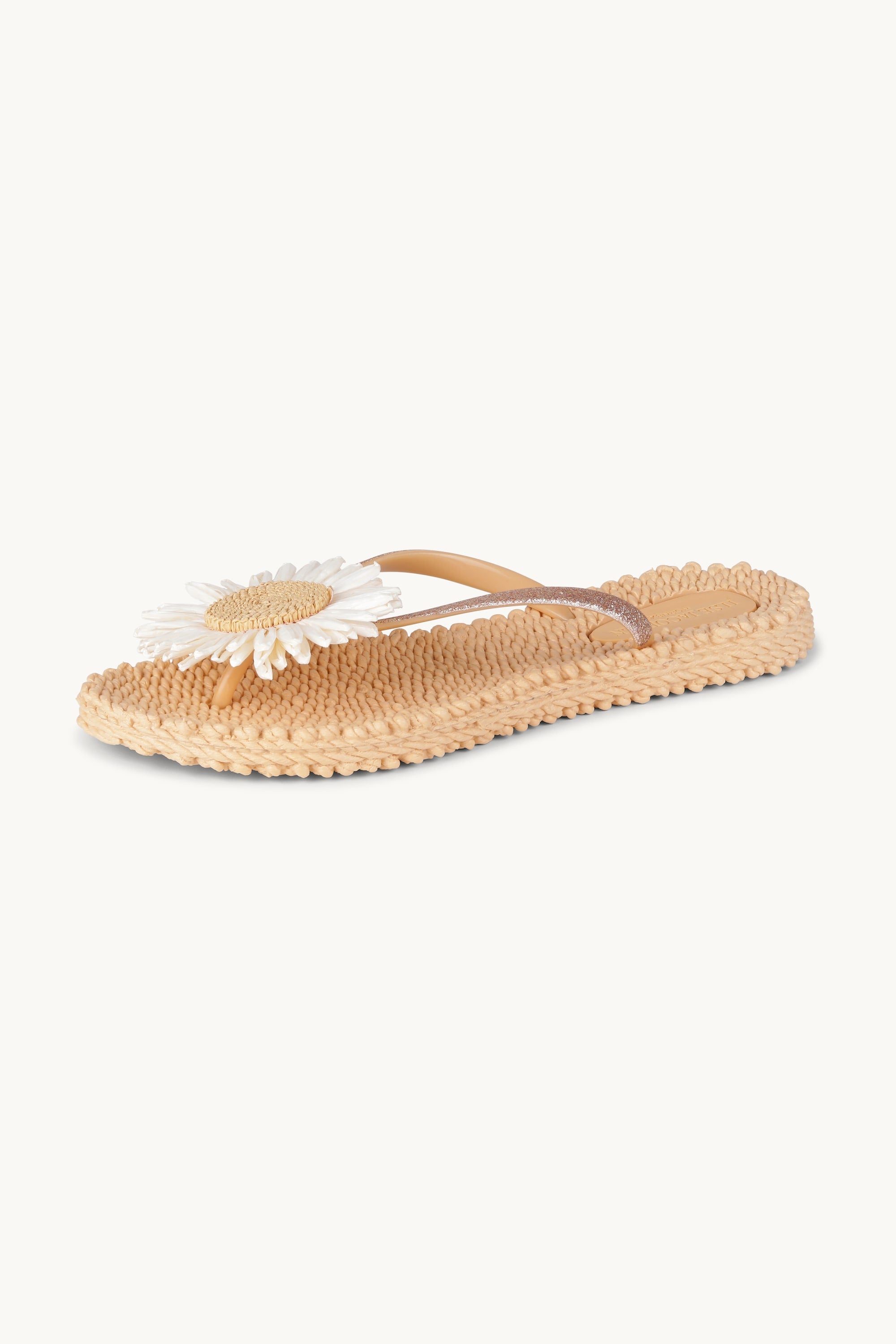 Chanclas Flor - Beige