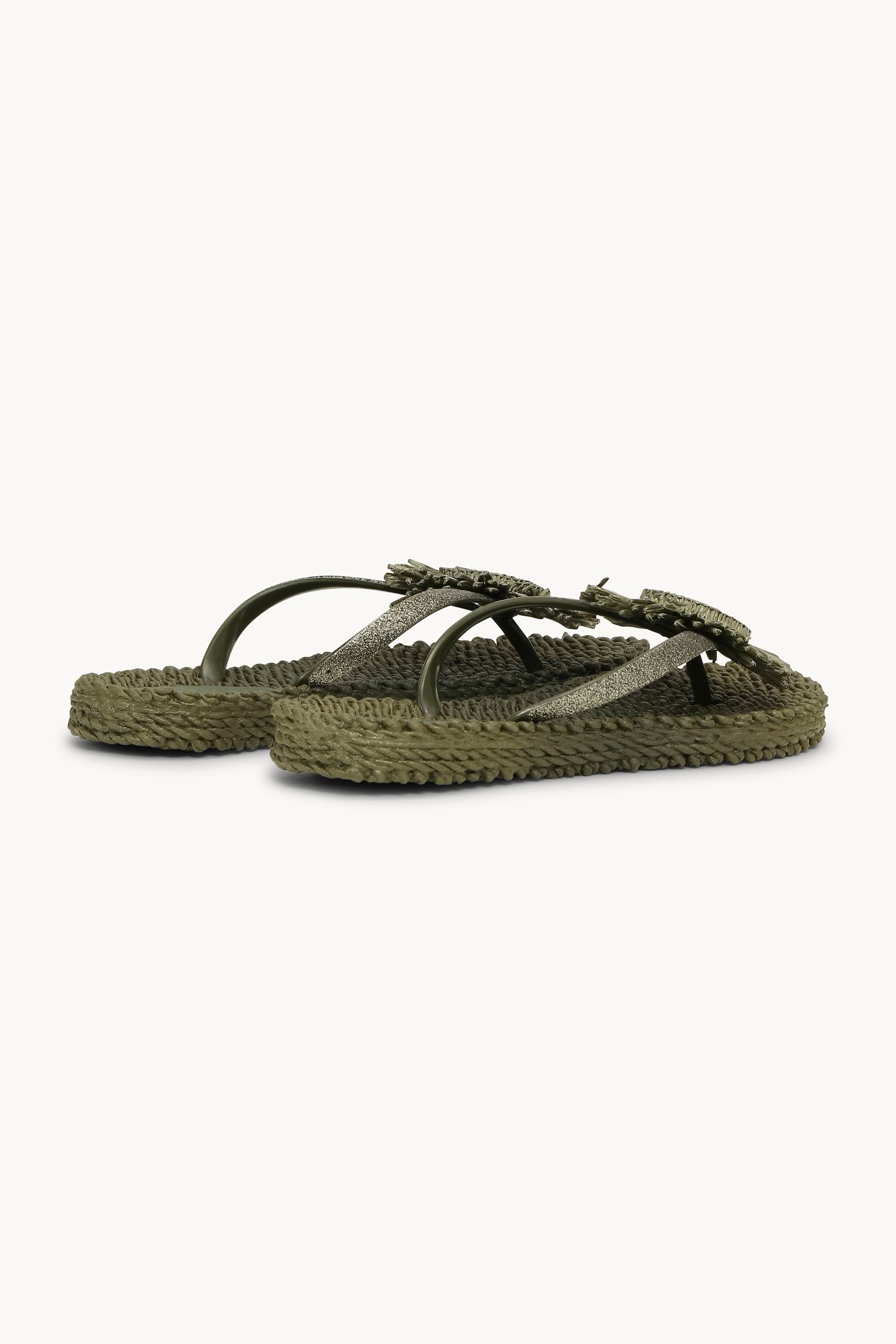 Chanclas Flor - Army