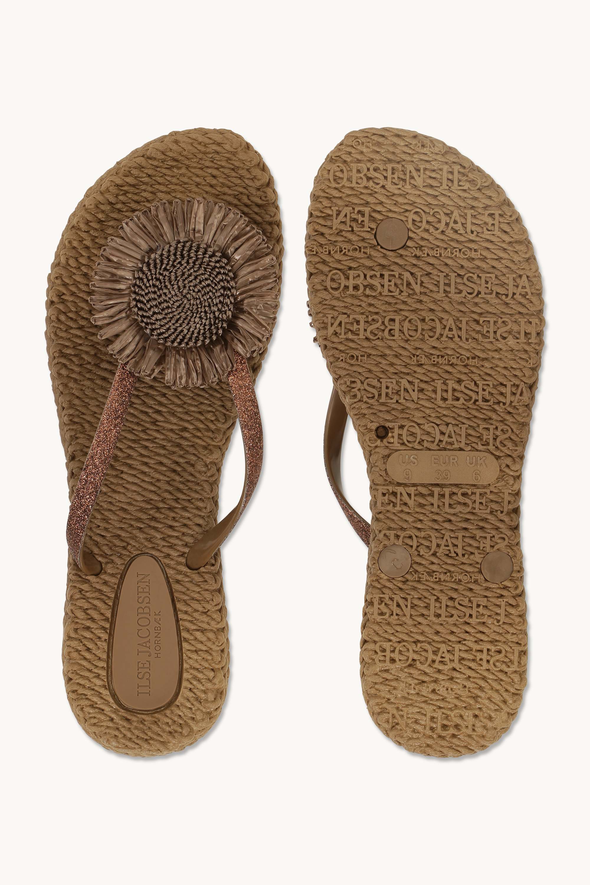 Chanclas Flor - Mocca