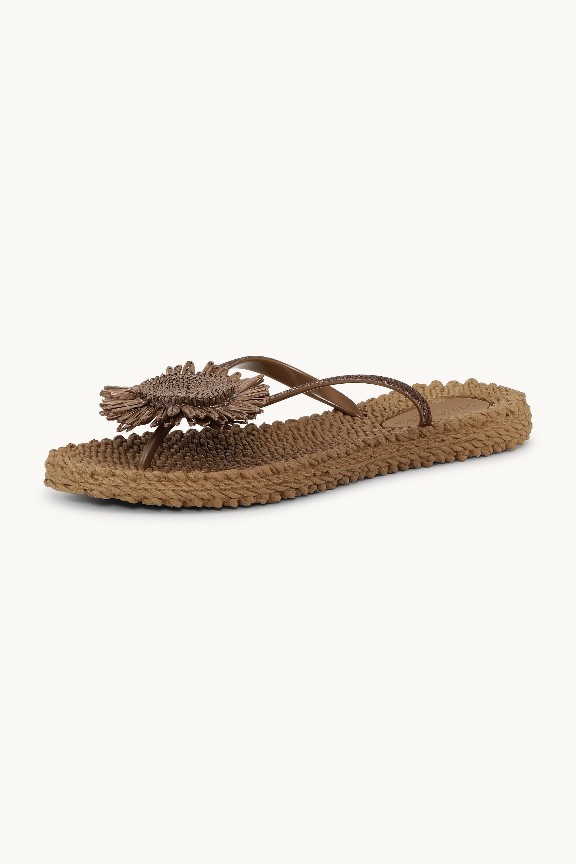 Chanclas Flor - Mocca