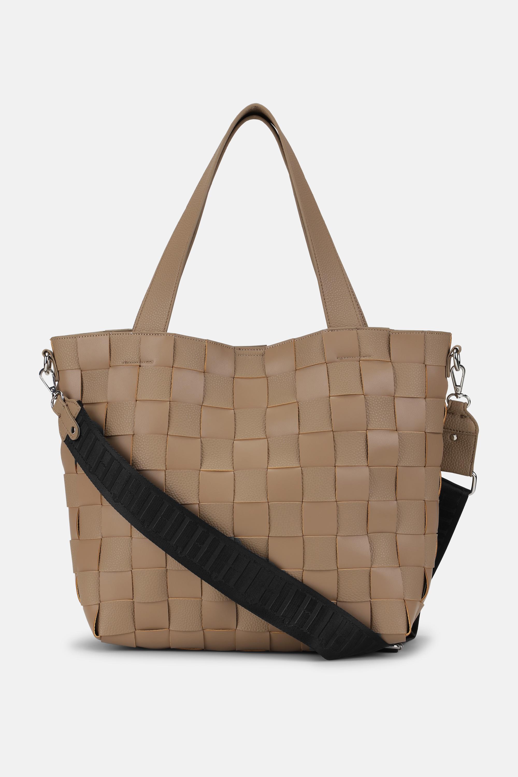 Crossbody Shopper Bag - Greige