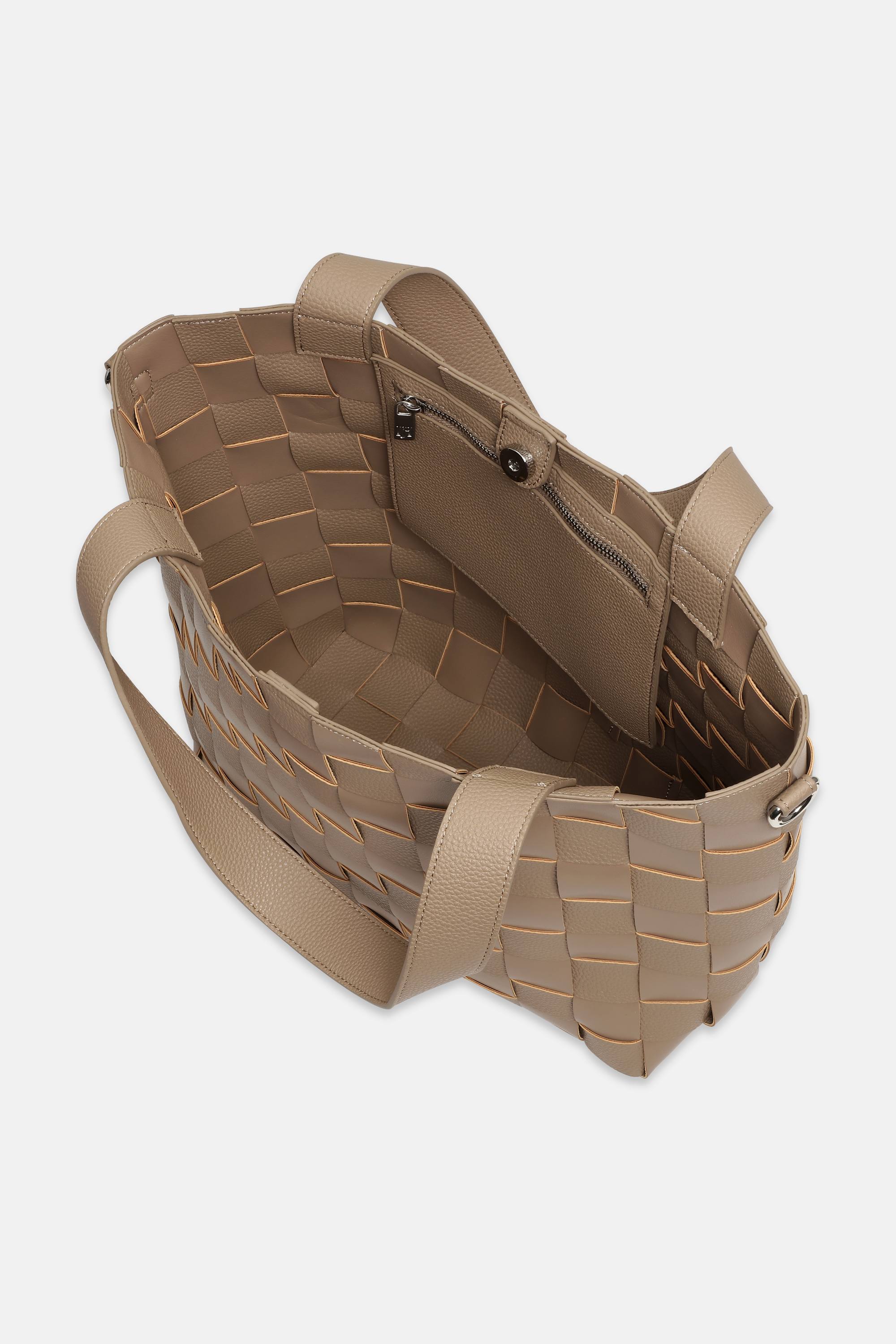 Bolso Shopper Bandolera - Greige