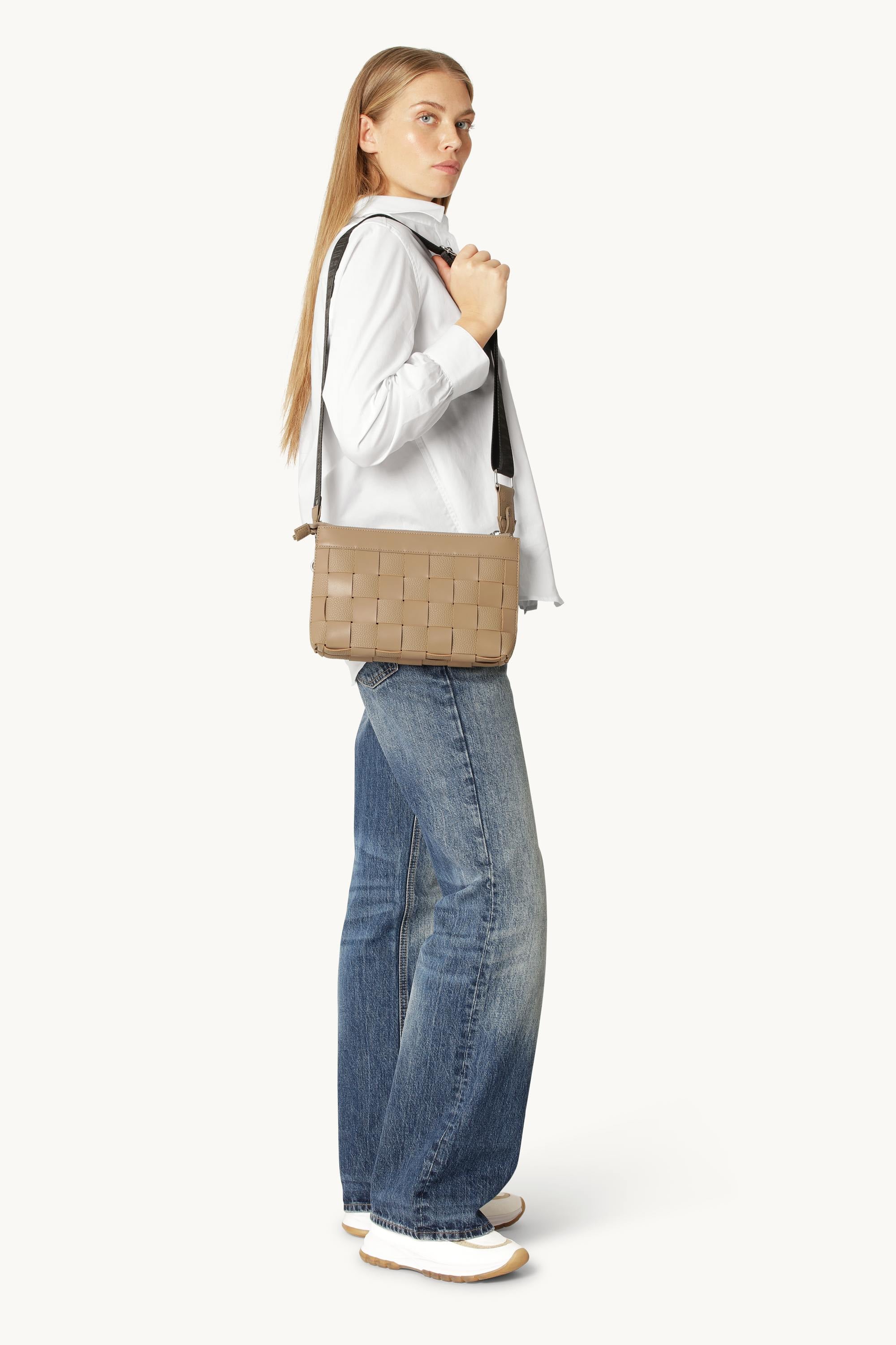 Bolso Bandolera Compacto - Greige