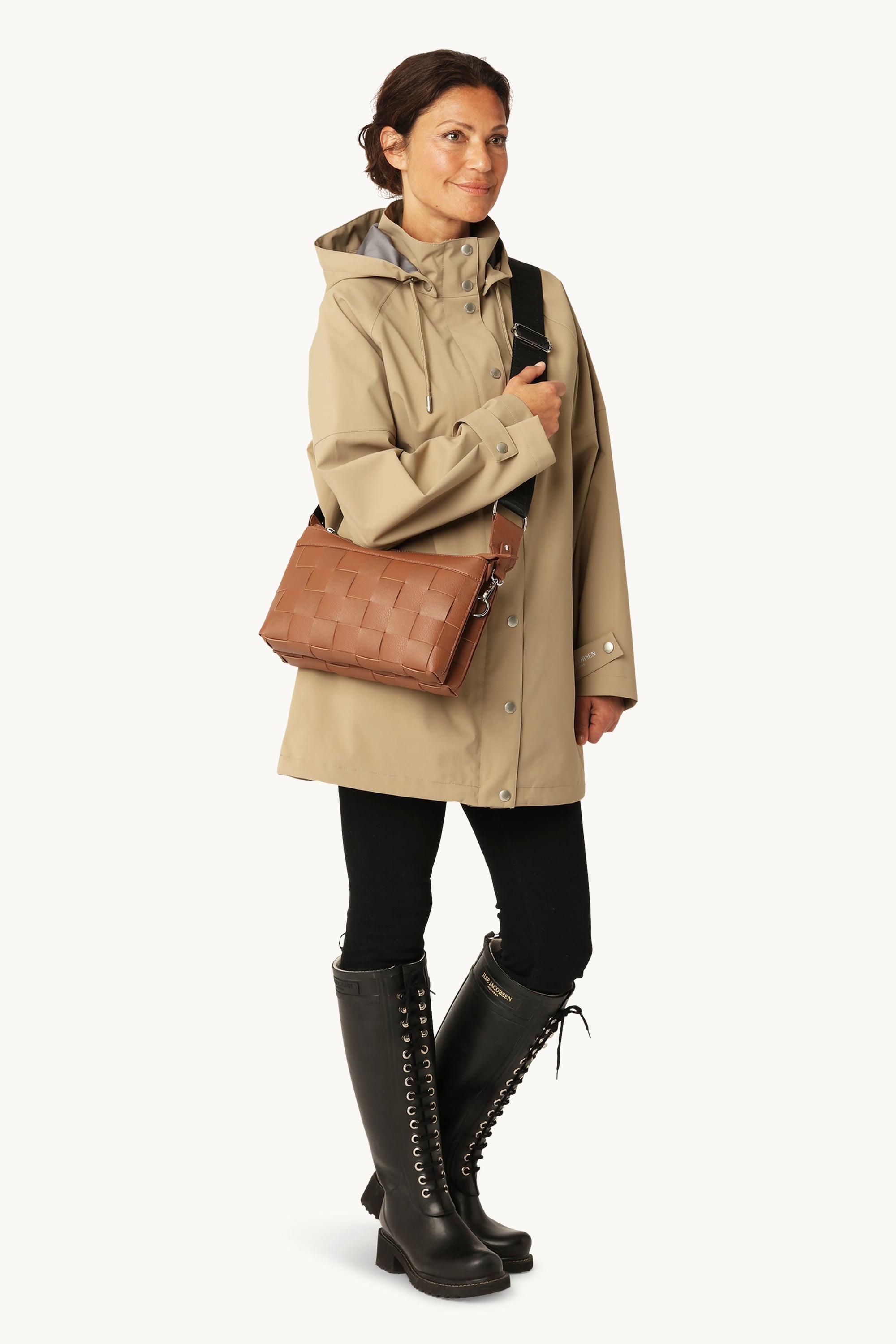 Braided Cross-Body - Cognac