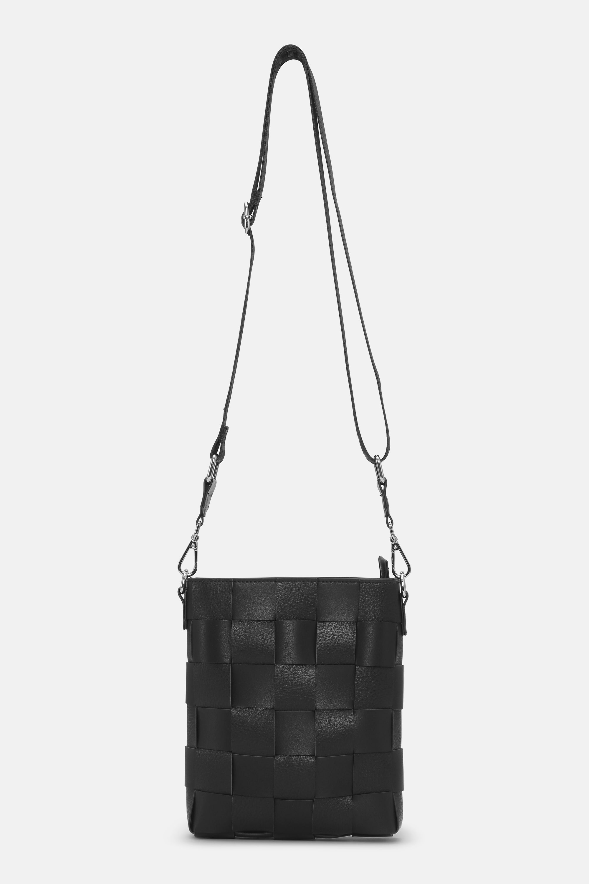 Braided Squared Cross-Body - Black