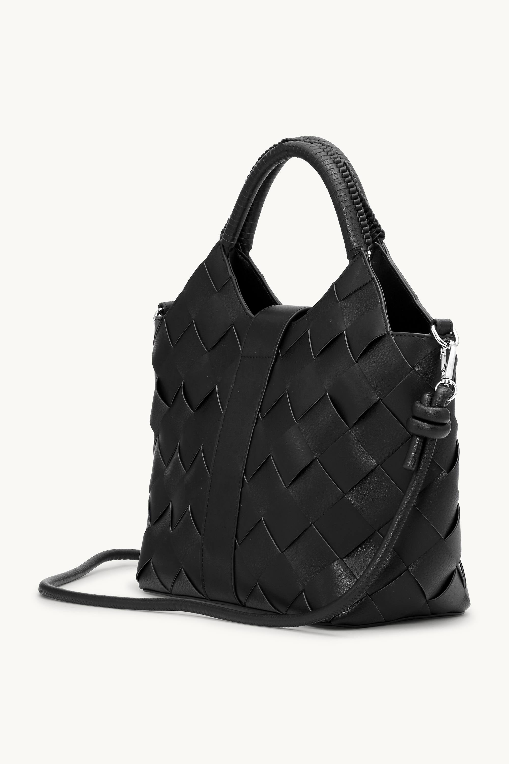 Braided Handbag - Black