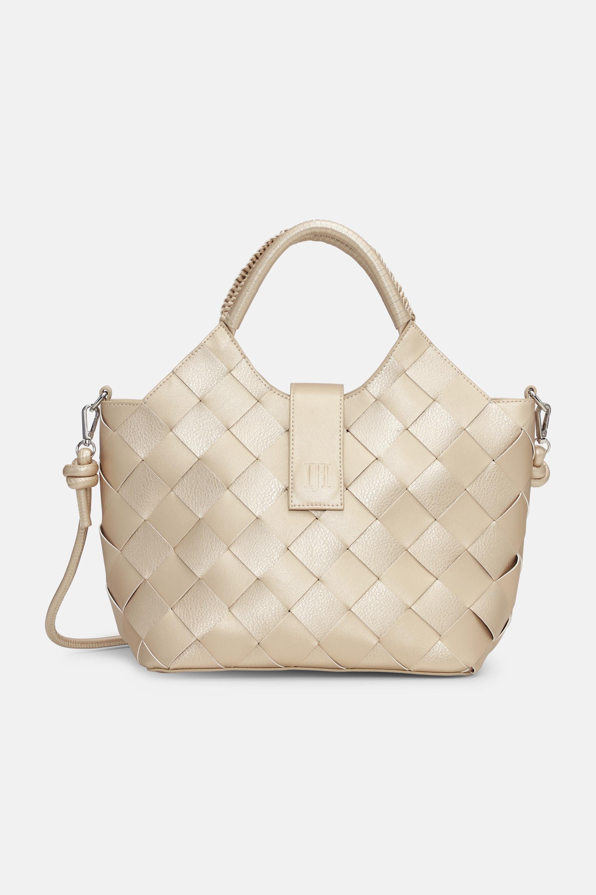Braided Handbag - Platin