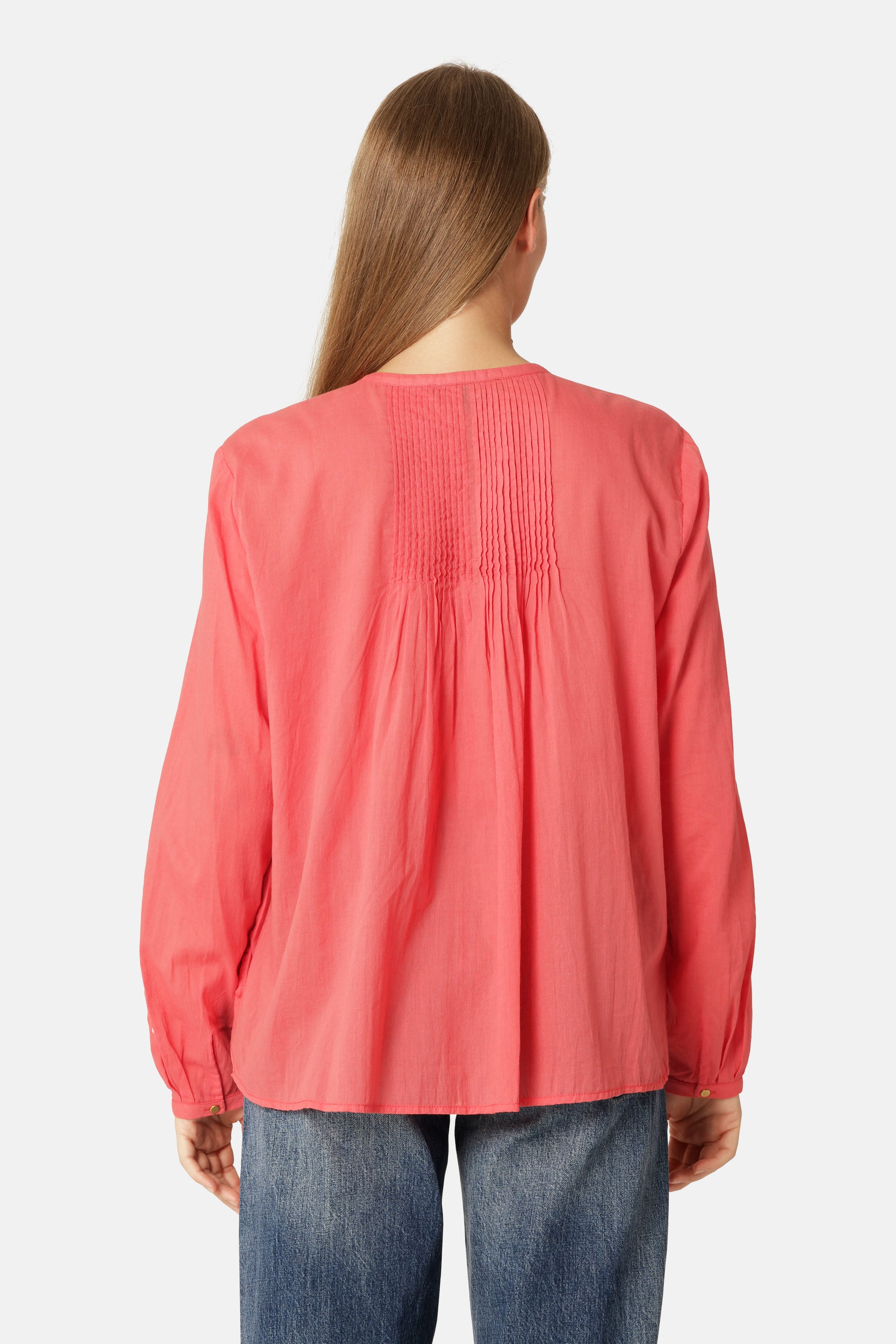 Long Sleeved Shirt - Spiced Coral