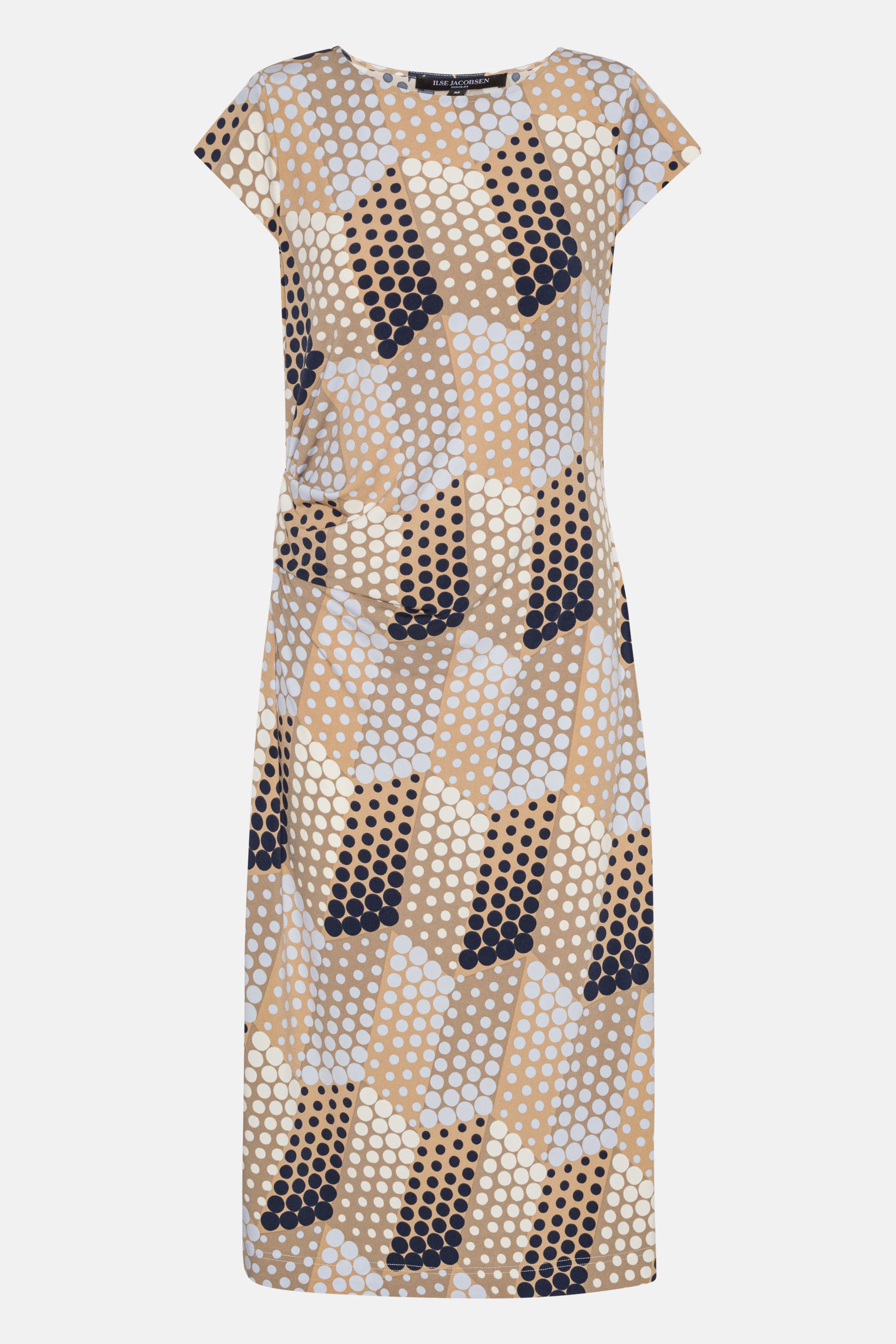Vestido Midi Twist - Blue Grafic Dot