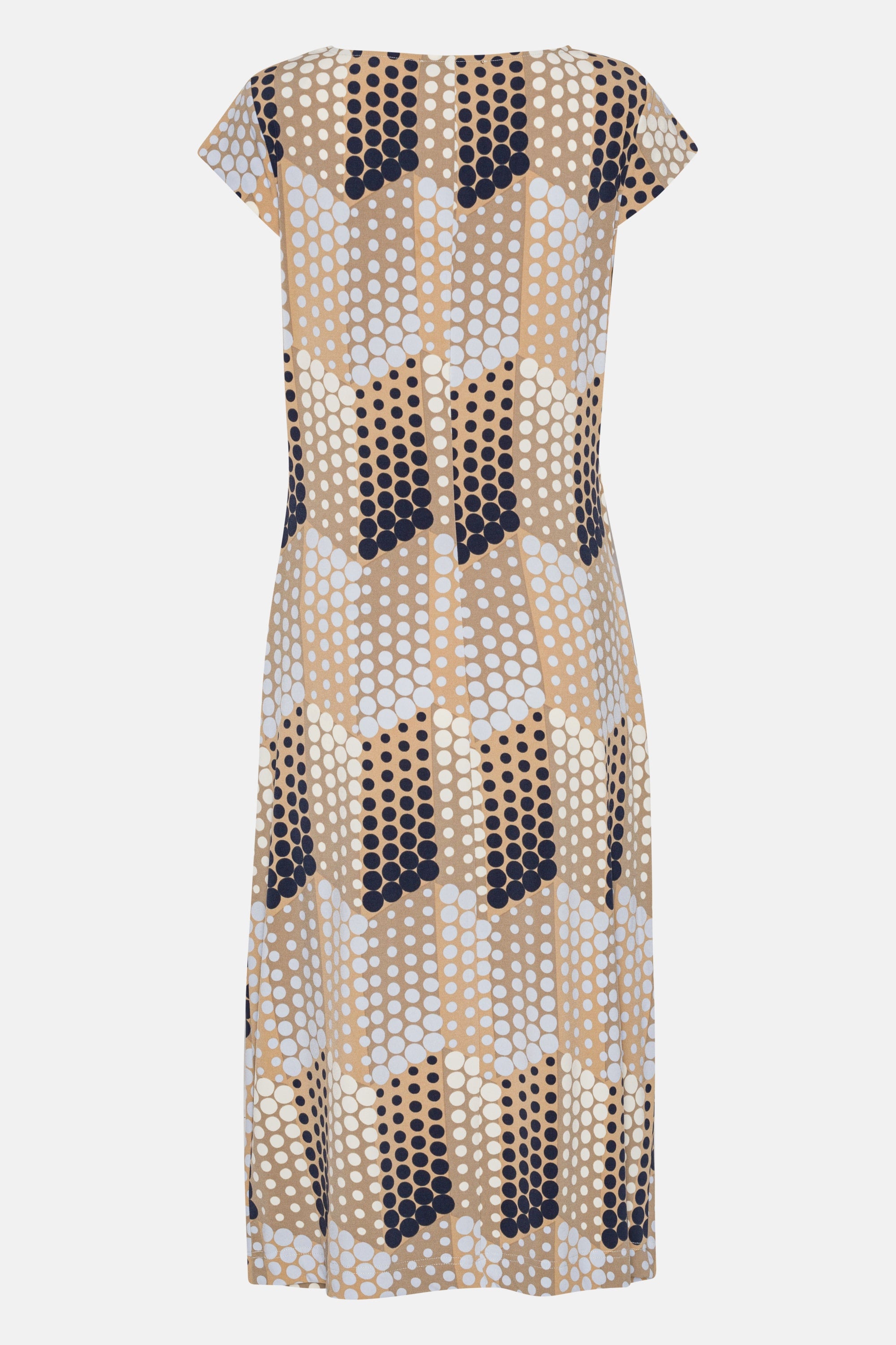 Vestido Midi Twist - Blue Grafic Dot