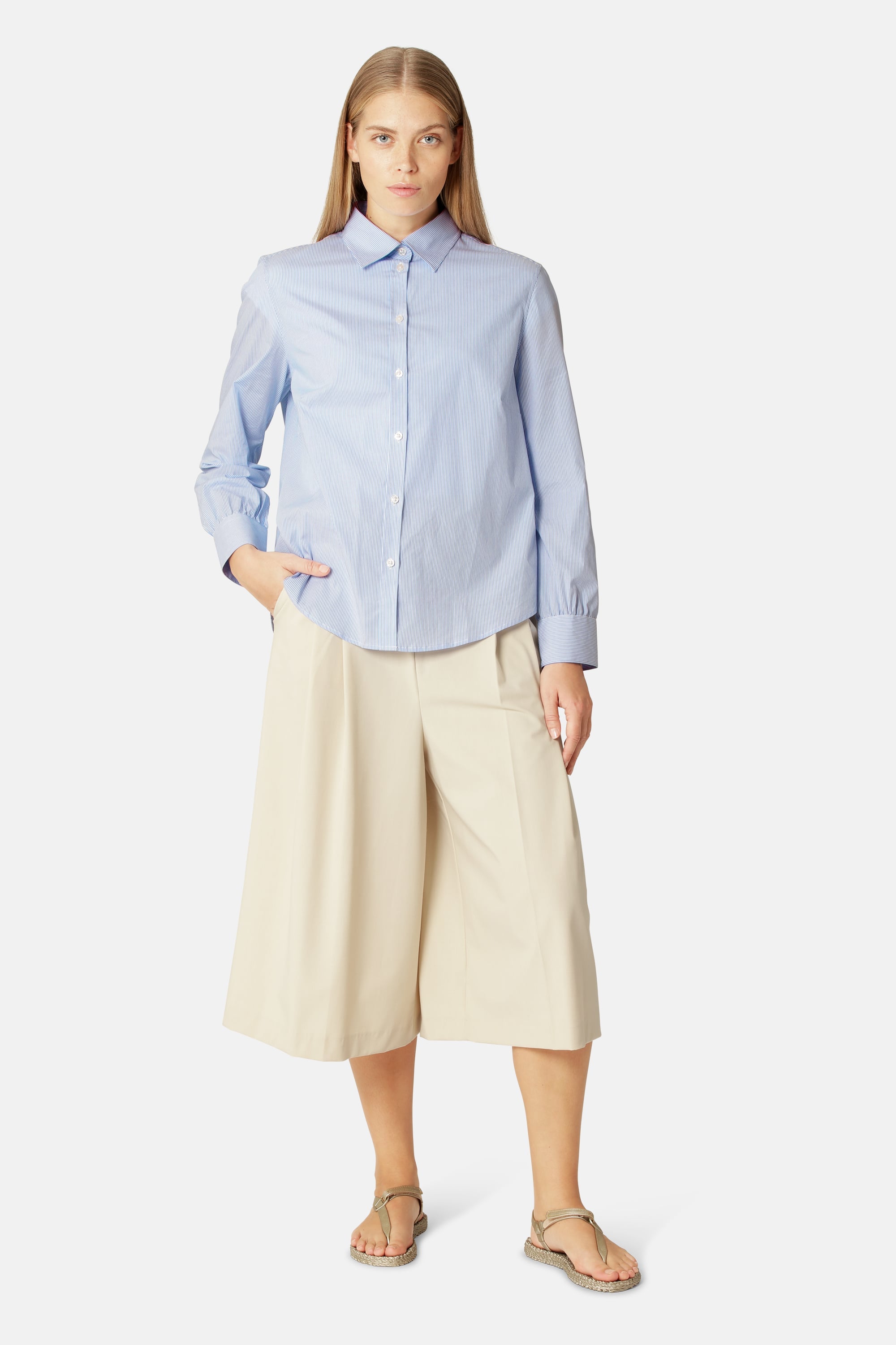 Camisa Clásica Manga Larga - Heather