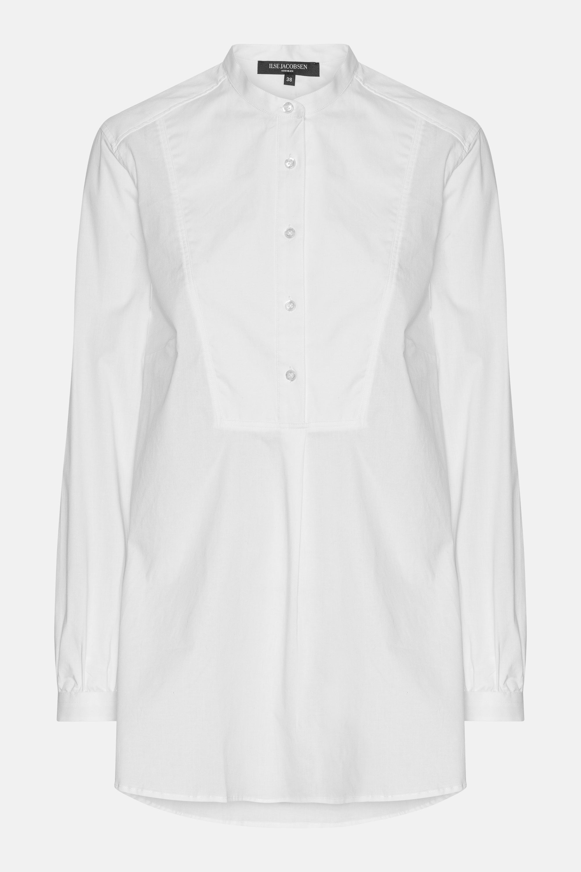 Camisa Clásica Espalda Larga - White